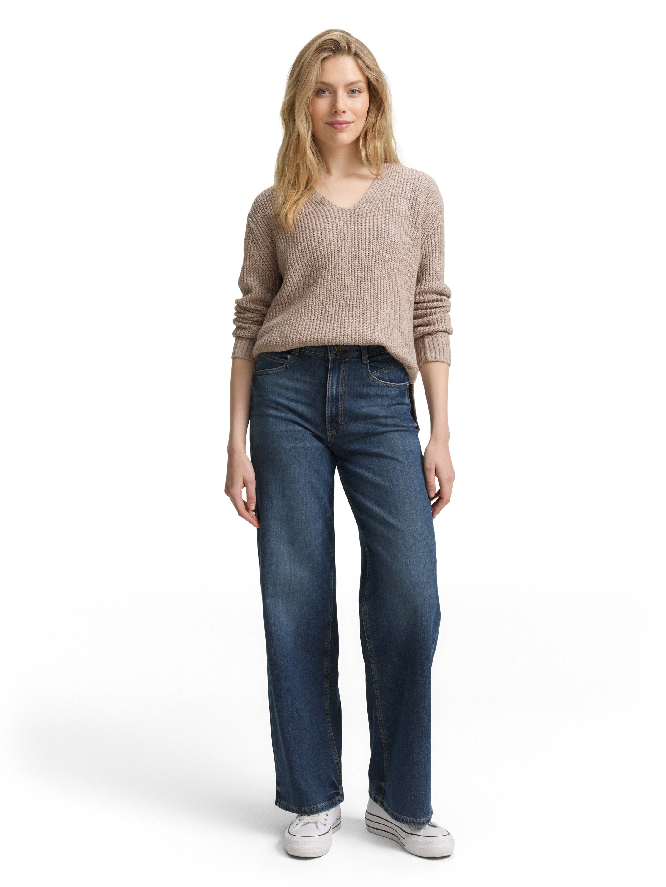 TOM TAILOR Strickpullover, mit Rippstruktur