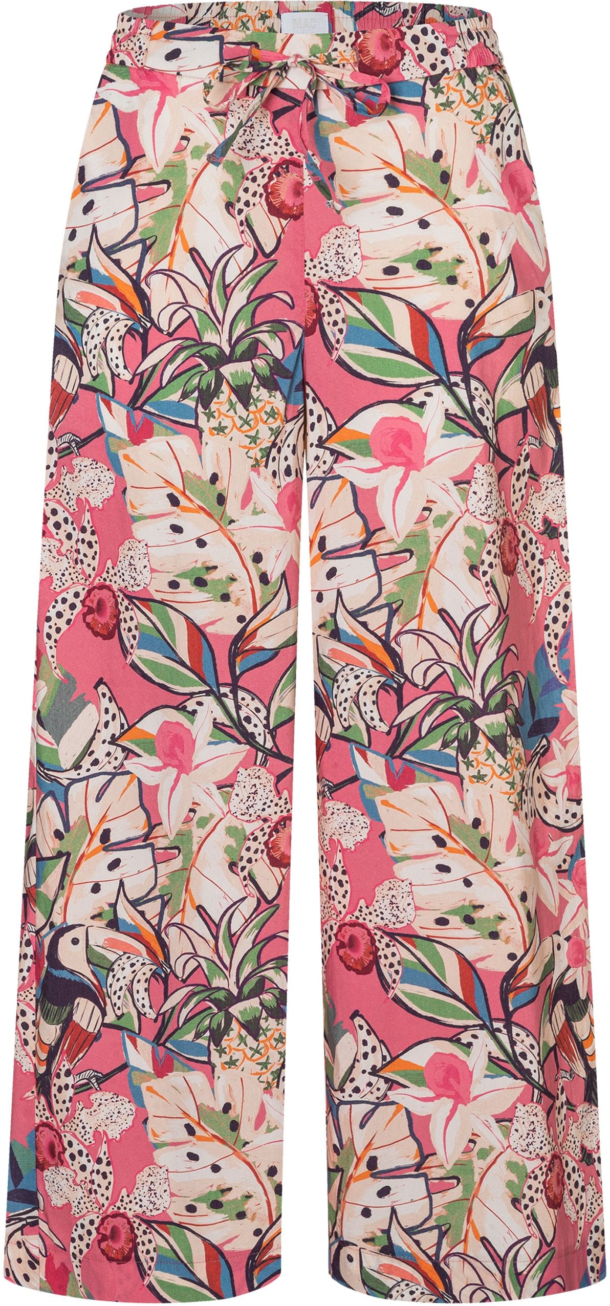 MAC Stoffhose »CALLIE cropped«  mit floralem Muster