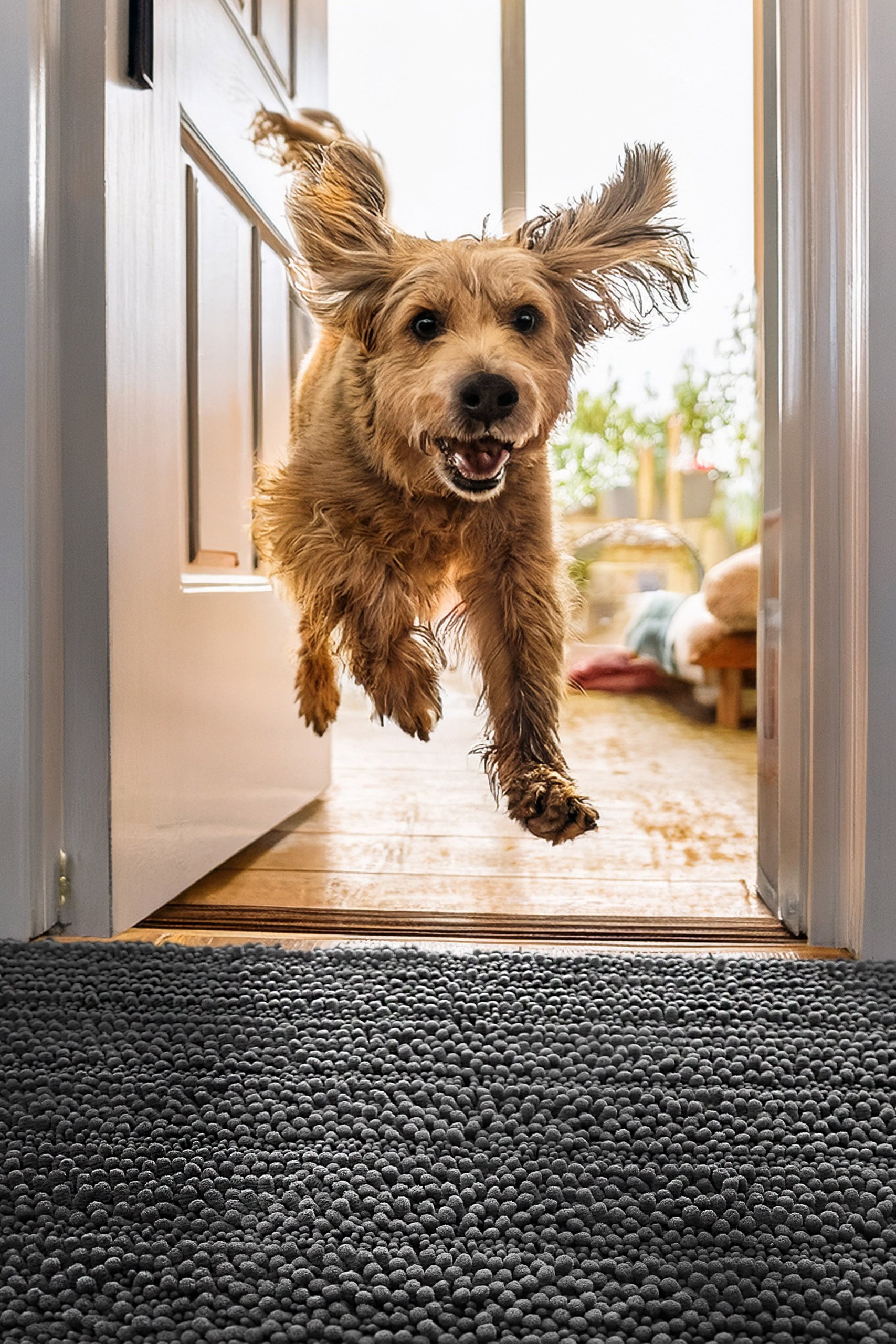 Wecon home Tapis »Cooper« Rectangulaire 22 mm Höhe Haustierteppich, rutschfest, waschbar, weicher Chenille Teppich