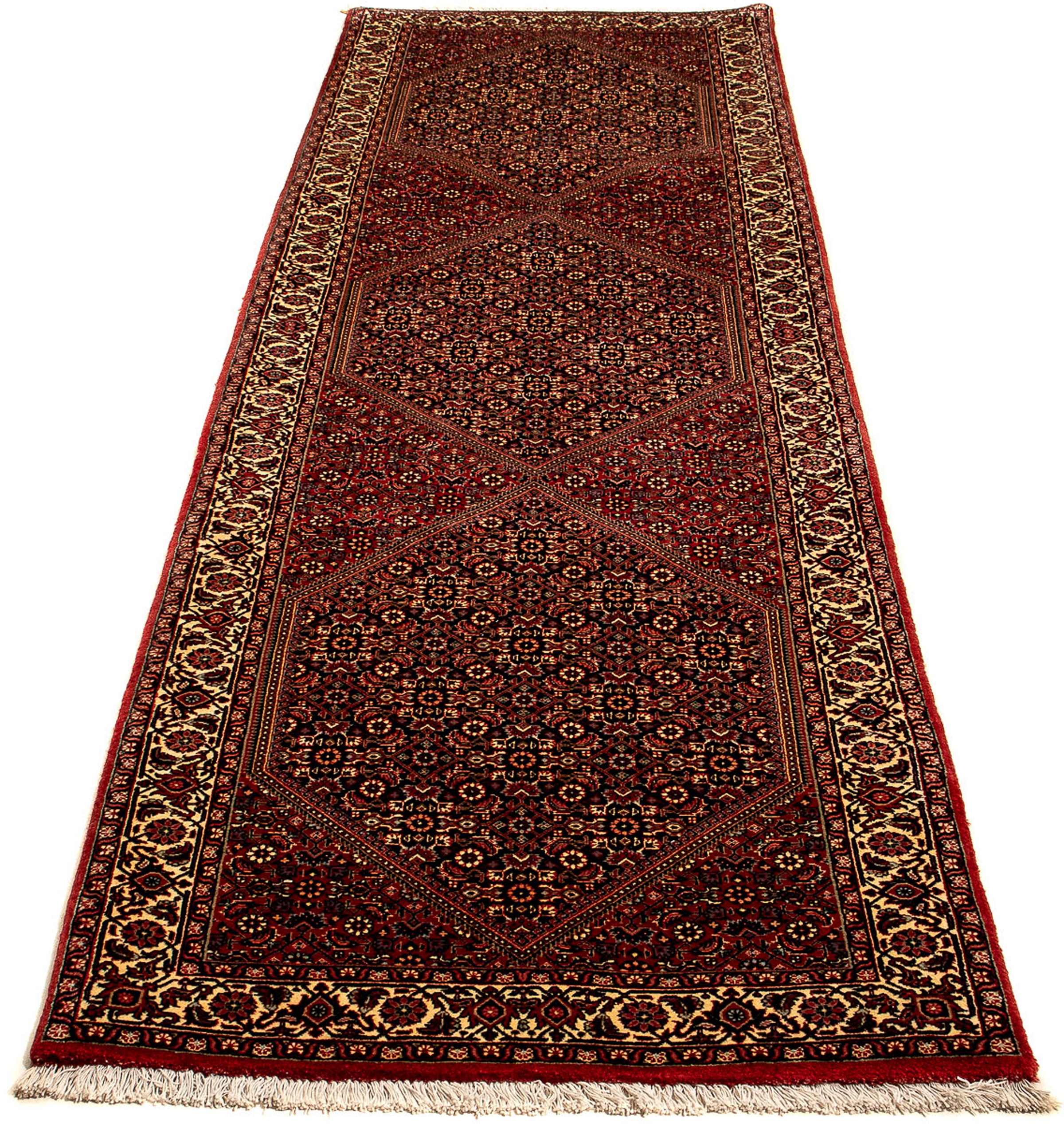 Image of morgenland Orientteppich »Perser - Bidjar - 315 x 86 cm - mehrfarbig«, rechteckig, 15 mm Höhe, Wohnzimmer, Handgeknüpft, Einzelstück mit Zertifikat bei Ackermann Versand Schweiz