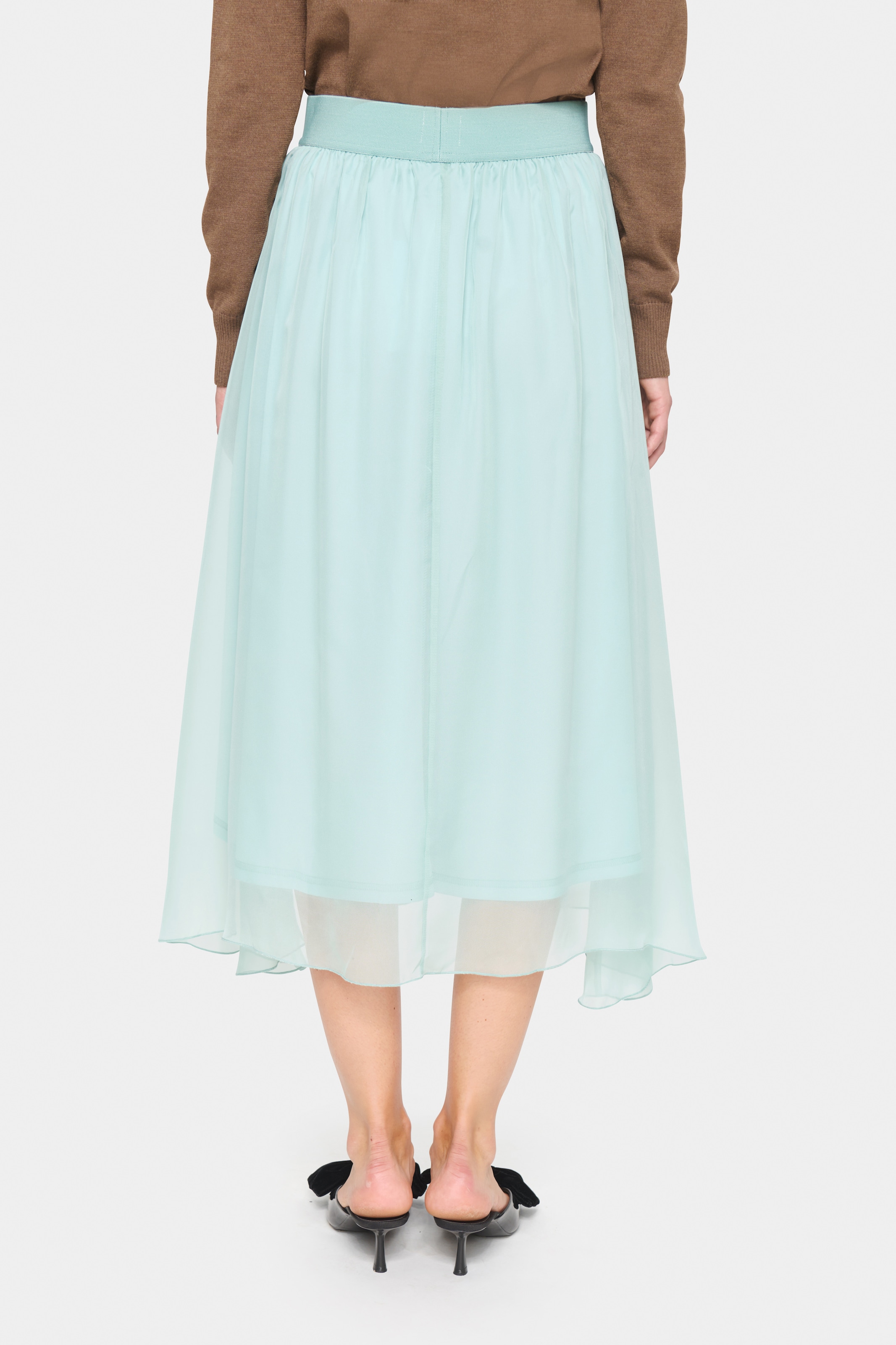 Saint Tropez Midirock »CoralSZ Skirt«, aus Chiffon