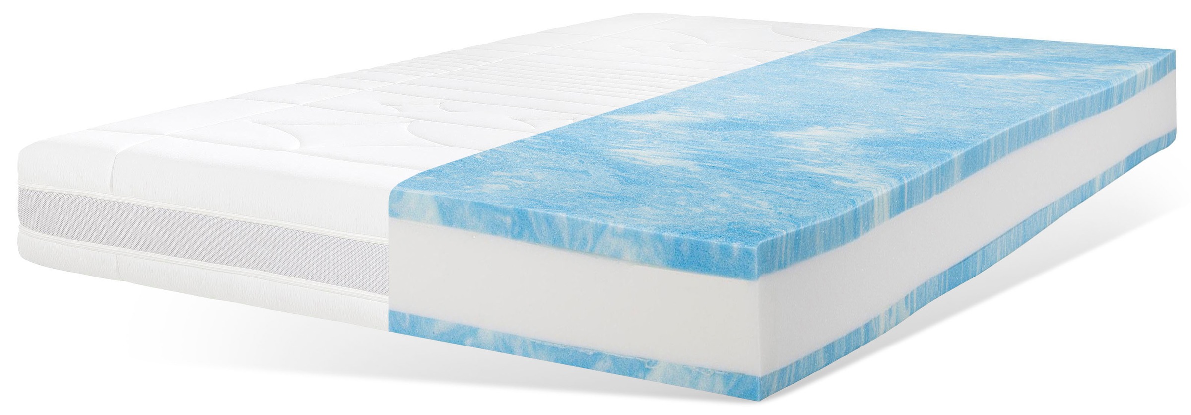 Image of Malie Taschenfederkernmatratze »Susanna«, 23 cm cm hoch, 448 Federn, (1 St.), mit Gelschaumauflage bei Ackermann Versand Schweiz