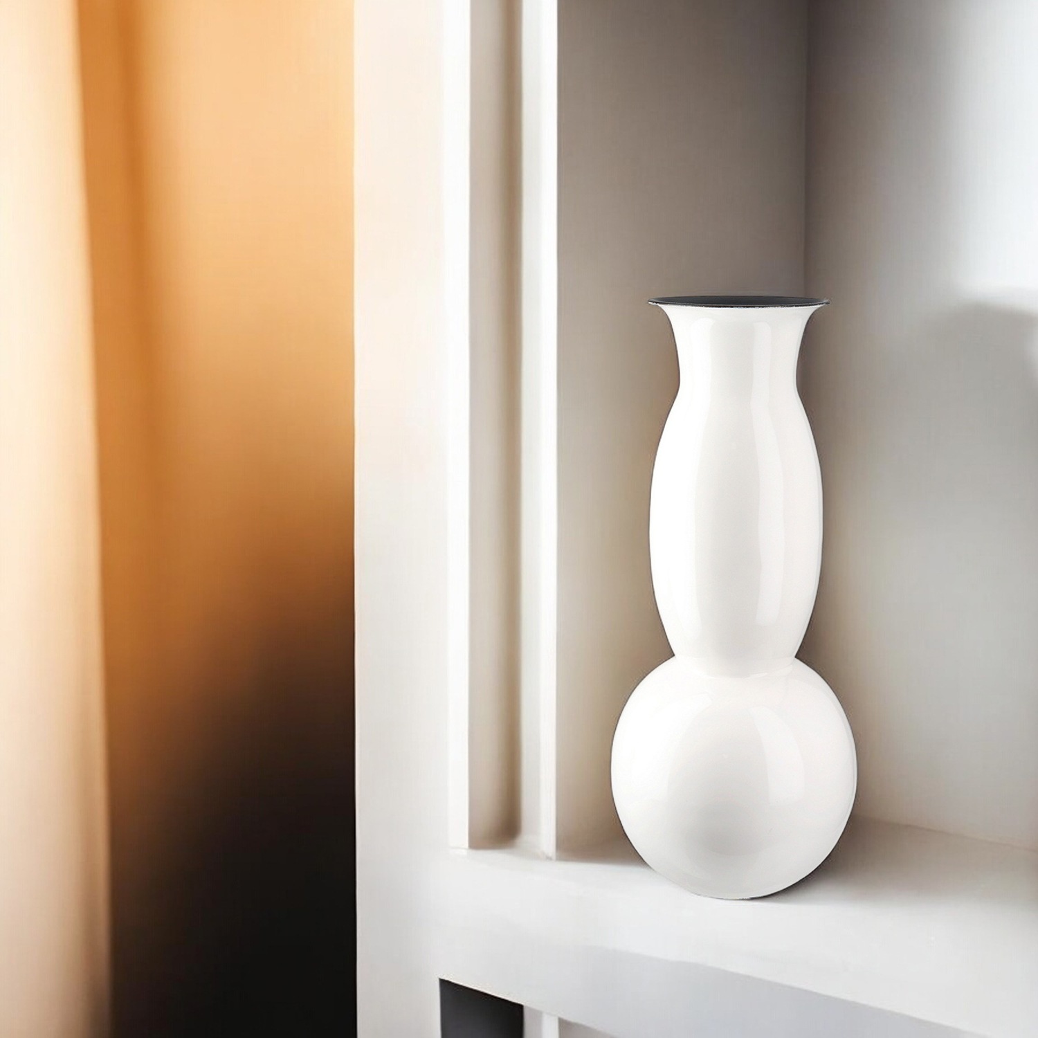 GILDE Vase de table »Vase Neo weiss H.42,5 cm«