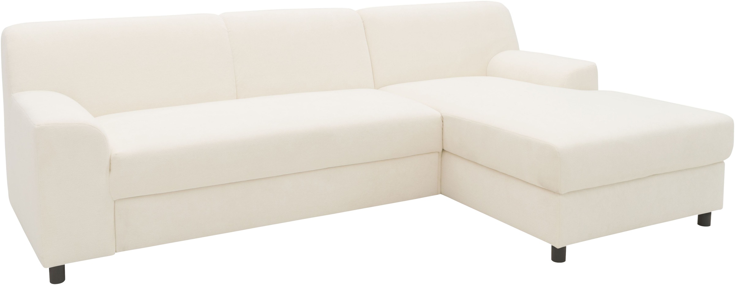 INOSIGN Ecksofa »Turah 2, L-Form, in Cord u. wasserabweisender Microfaser, Federkern«, B/T/H: 241/146/79 cm, incl. Zierkissen, wahlweise mit Bettfunktion