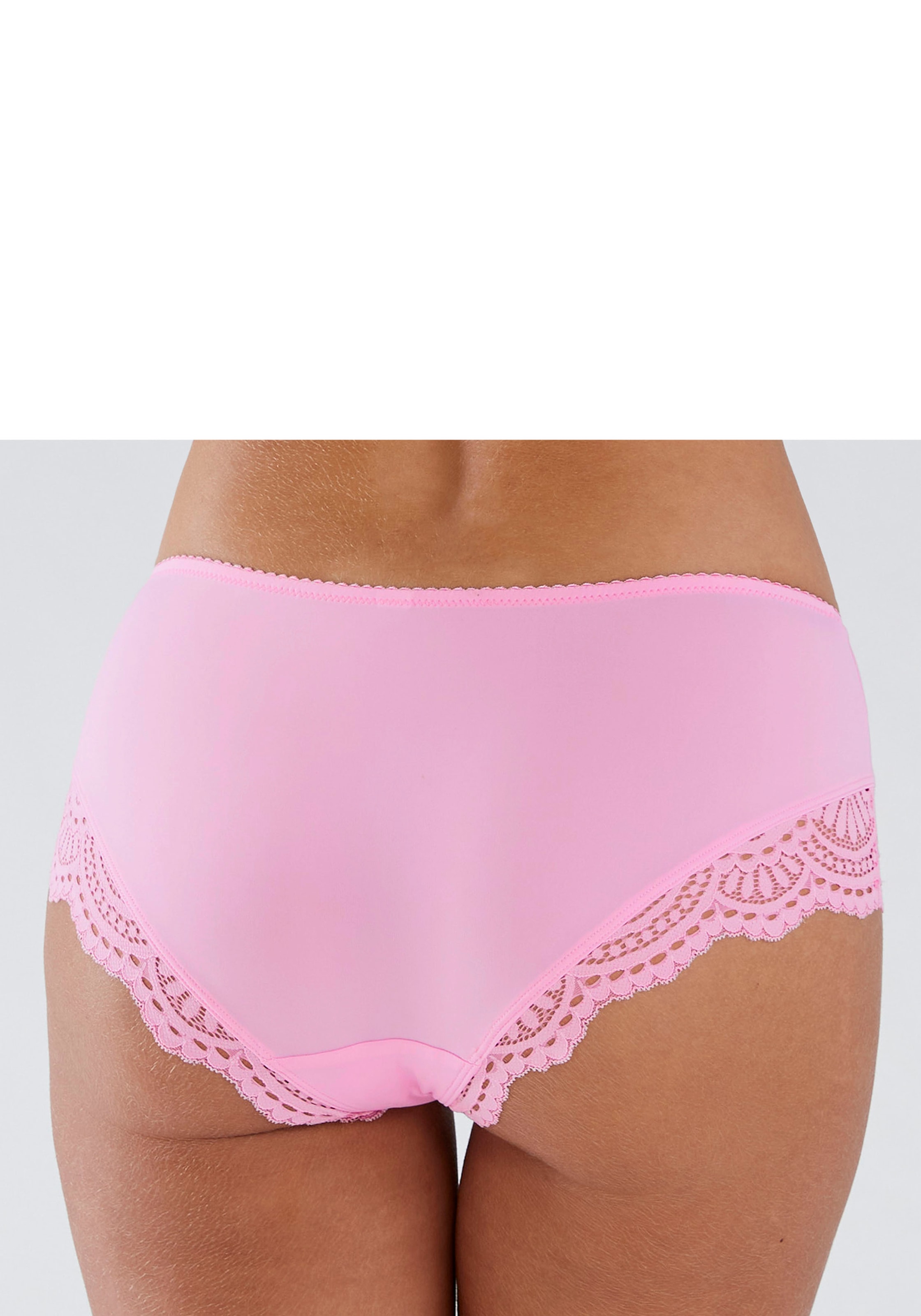 LASCANA Panty »Aurora«, mit edlem Spitzeneinsatz an den Beinausschnitten