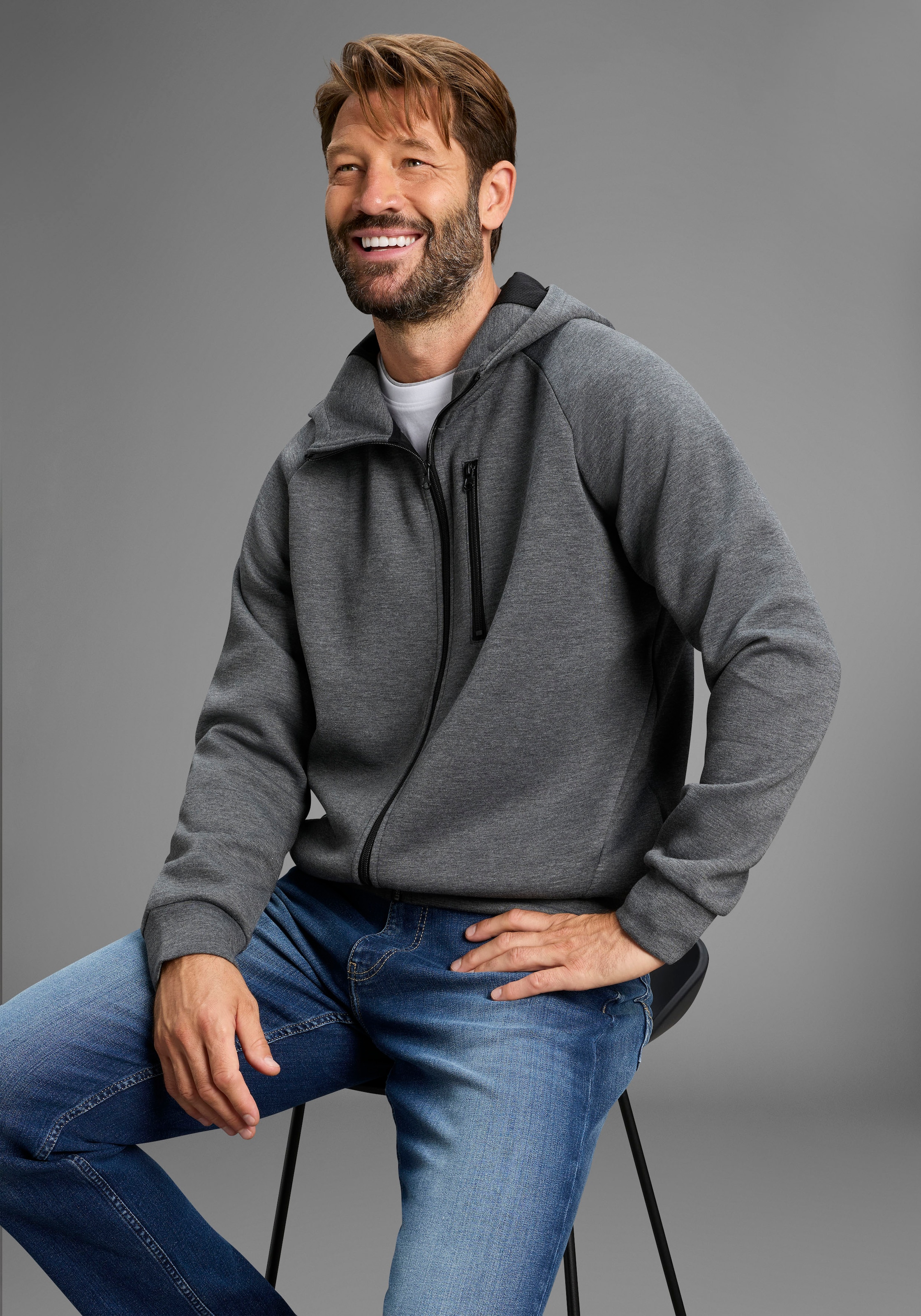 H.I.S Sweat à capuche perfekt für Alltag & Outdoor-Aktivitäten