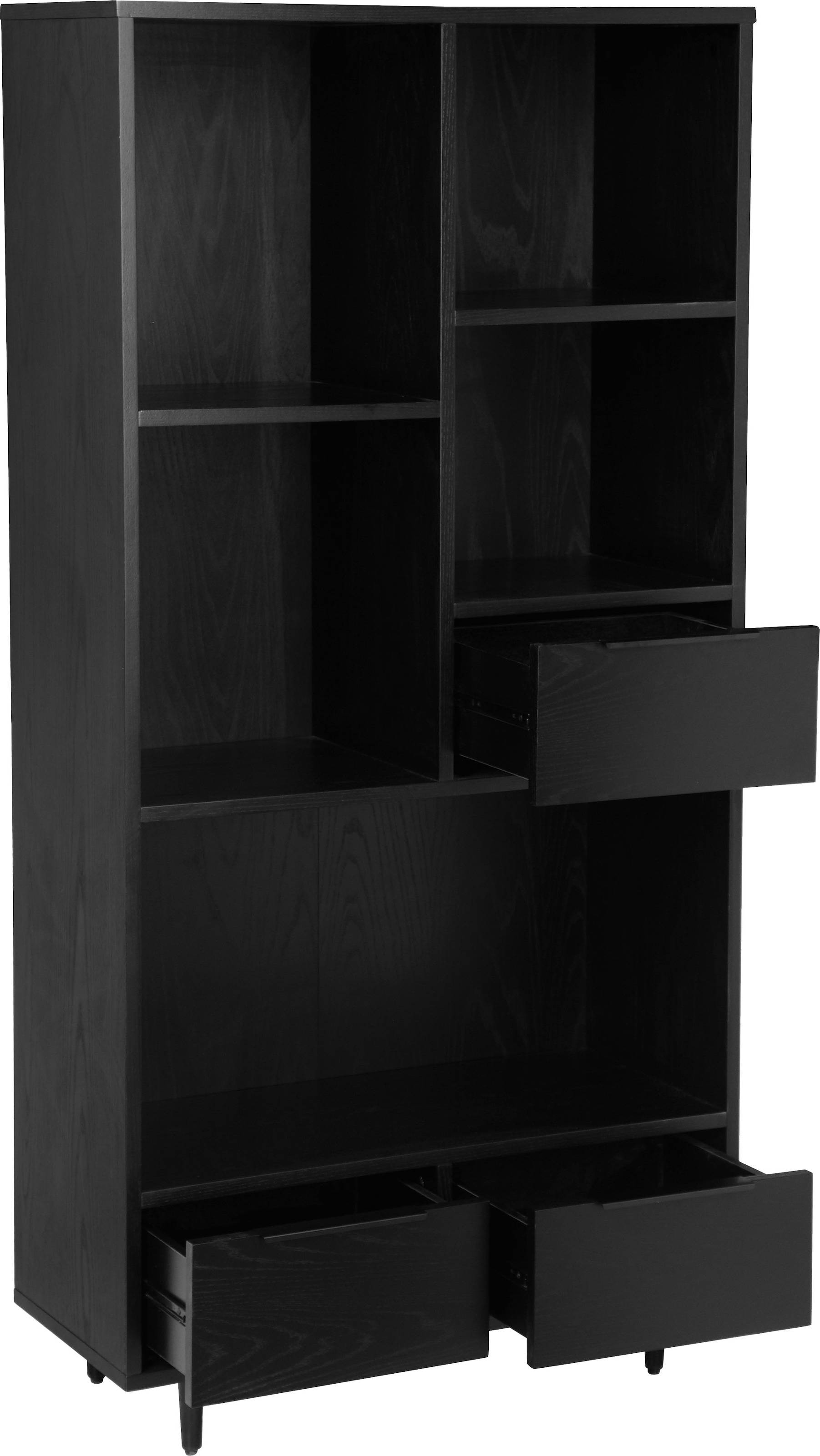 Guido Maria Kretschmer Home&Living Highboard »Priya«, aus MDF Holz, mit Metallfüssen- und Griffen, Breite 80 cm