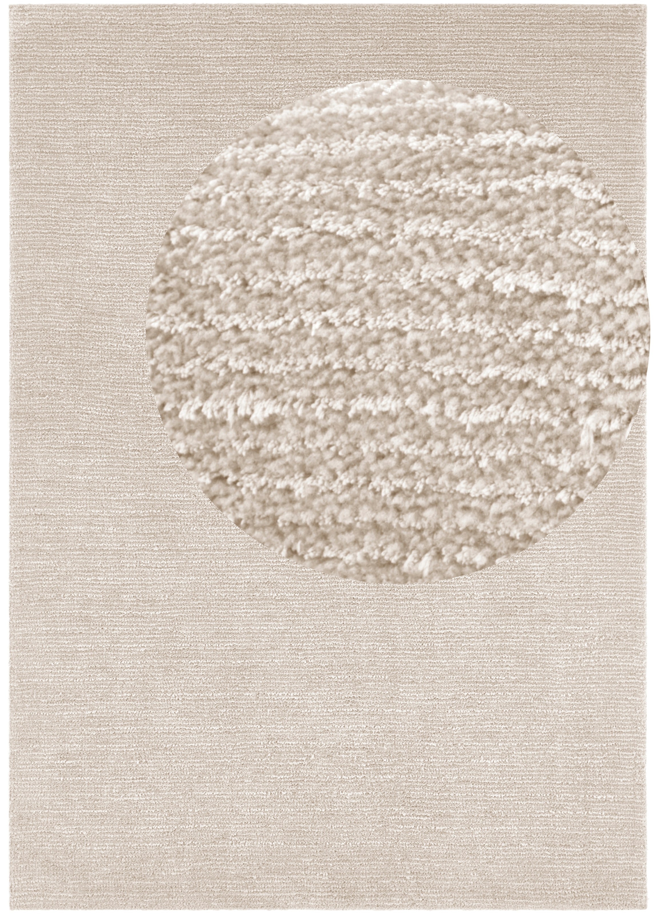 HANSE Home Teppich »Supersoft«, rechteckig, 10 mm Höhe, Kurzflor, Läufer Modern, Einfarbig, Wohnzimmer, Schlafzimmer