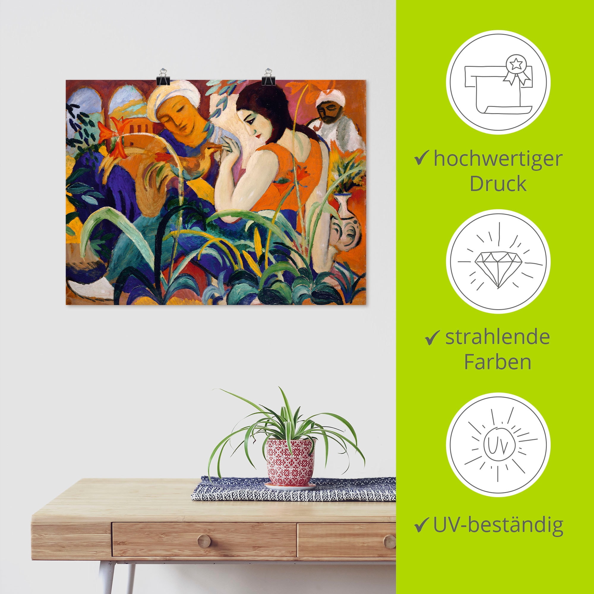 Artland Wandbild »Orientalische Frauen. 1912«, Gruppen & Familien, (1 St.), als Leinwandbild, Poster in verschied. Grössen