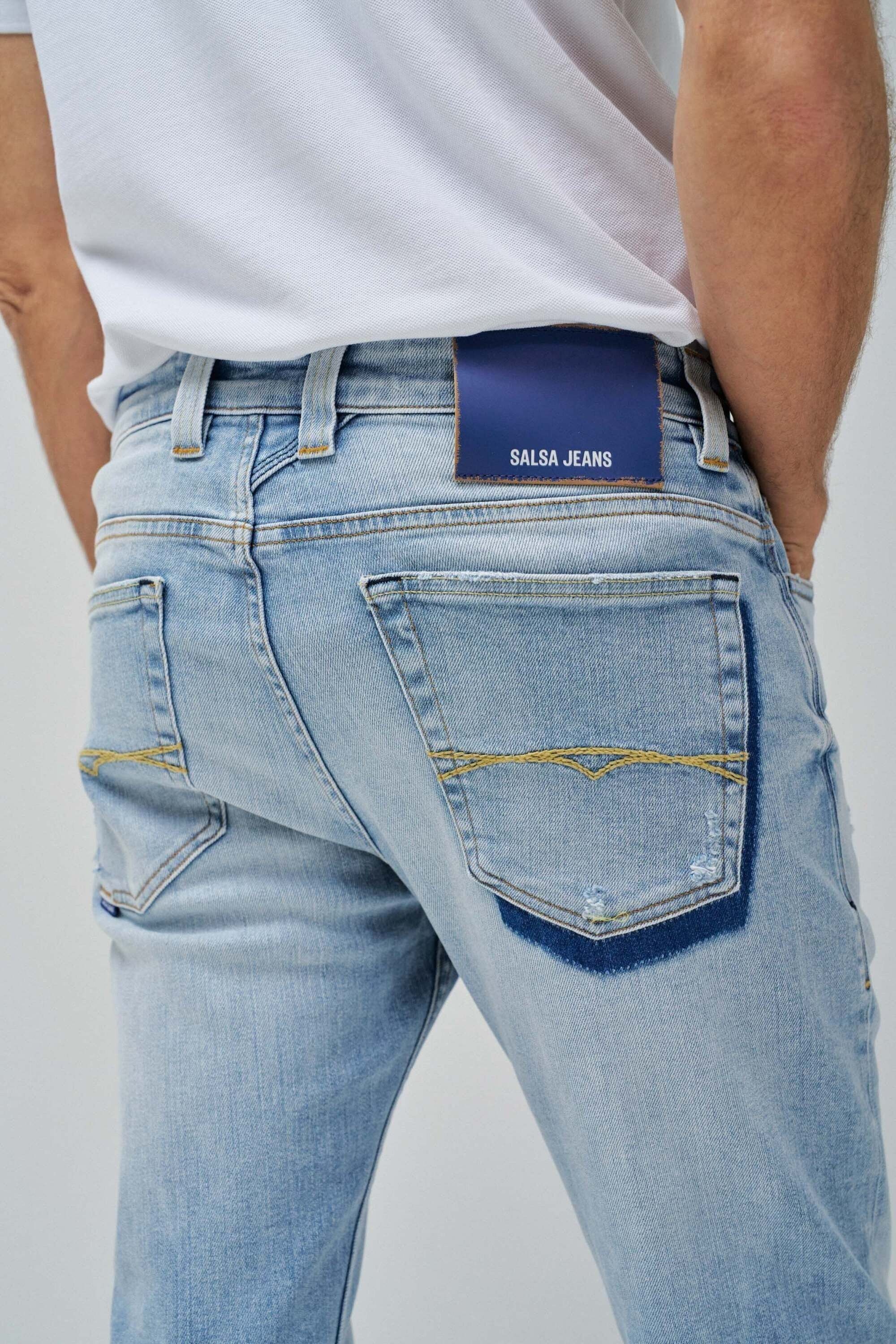 Salsa Slim-fit-Jeans »Salsa Jeans Jeans Cs Slim Jeans Destroyed«