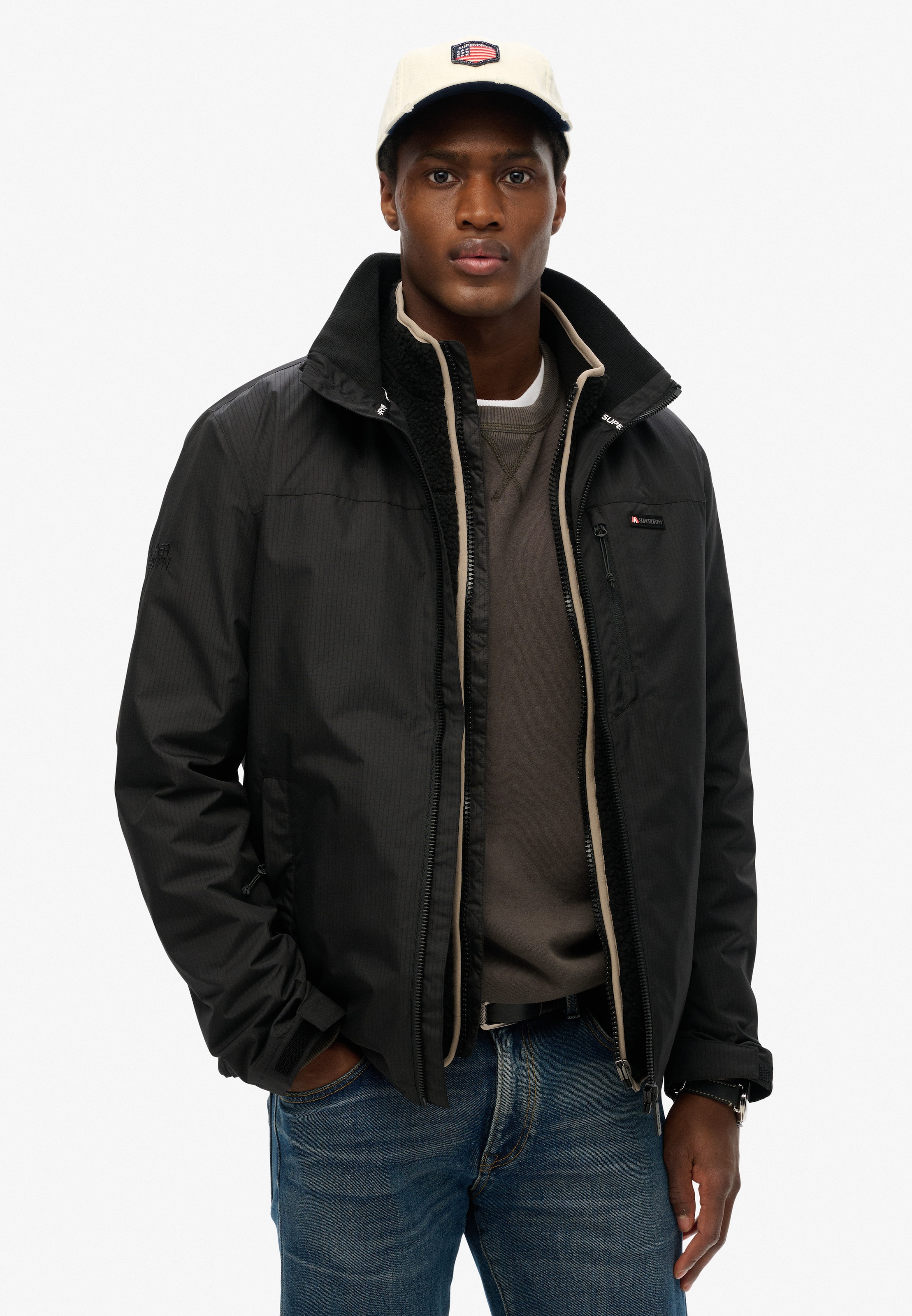 Superdry Outdoorjacke »NON HOOD LOGO WINDBREAKER«