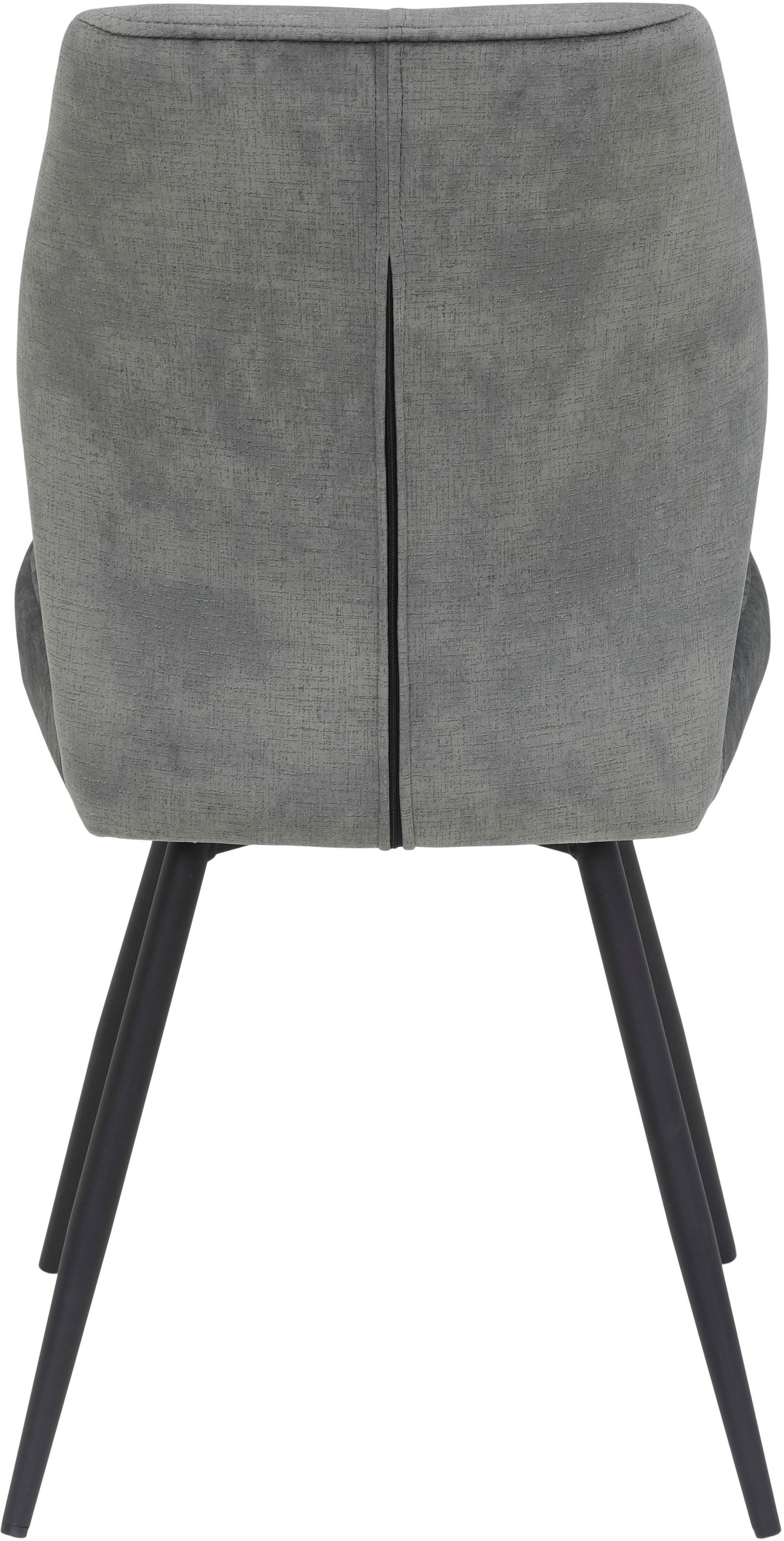 HELA 4-Fussstuhl »ALLY« (Set) 2 Stk. Microfaser VINTAGE | Polyester 4-Fuss, 360° drehbar, gepolstert, Vintage Velvet mit Steppnähten