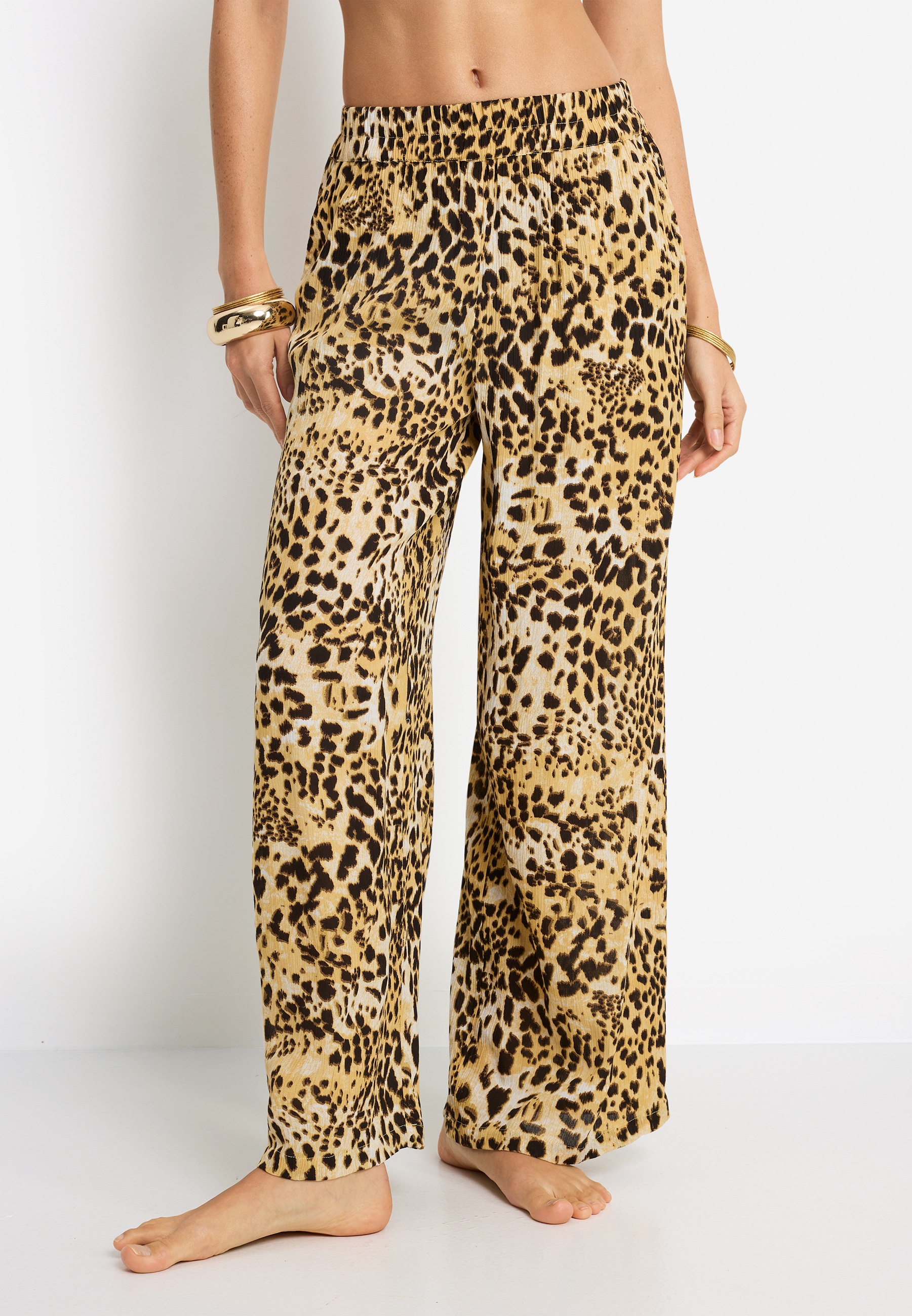 Image of LSCN by LASCANA Schlupfhose mit Animalprint