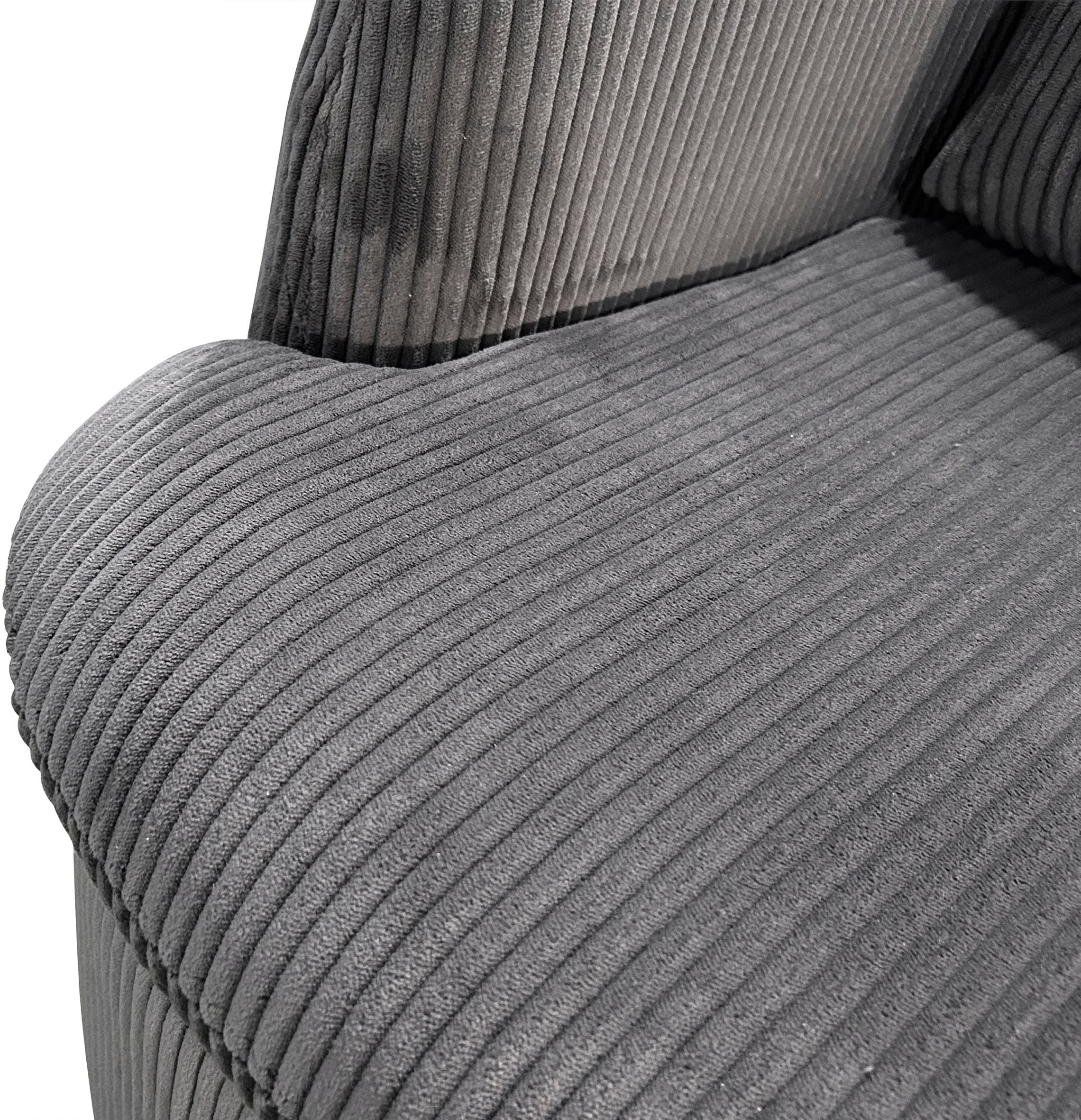 byLIVING Sessel »HARMONY« Grob-Cord, 360° drehbar, Schaumstoff, loses Sitz- und Rückenkissen
