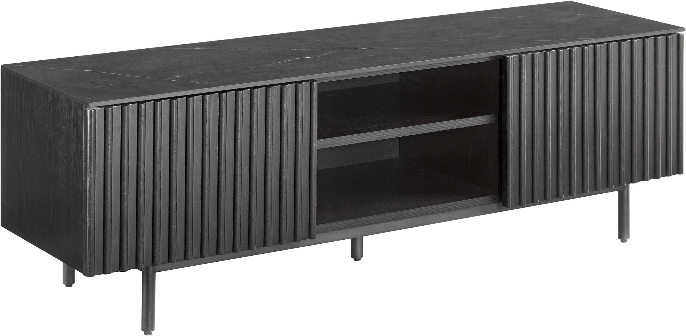 Image of GOODproduct TV-Board "Candise" Sintersteinplatte, Soft-Close-Funktion, FSC-zertifiziertem Eschenholz