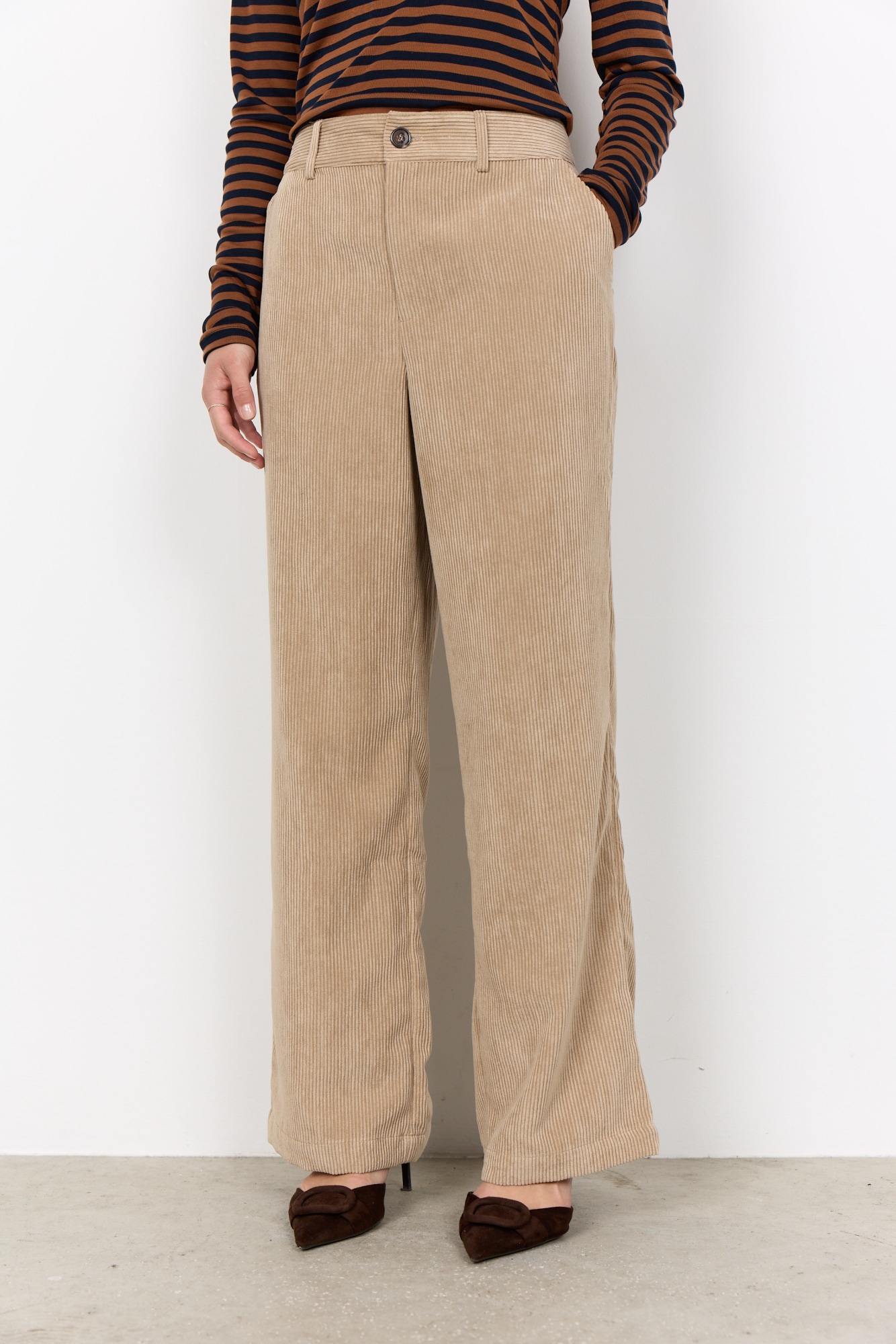 Image of soyaconcept Cordhose "SC-BINDI 19-C" Materialmix