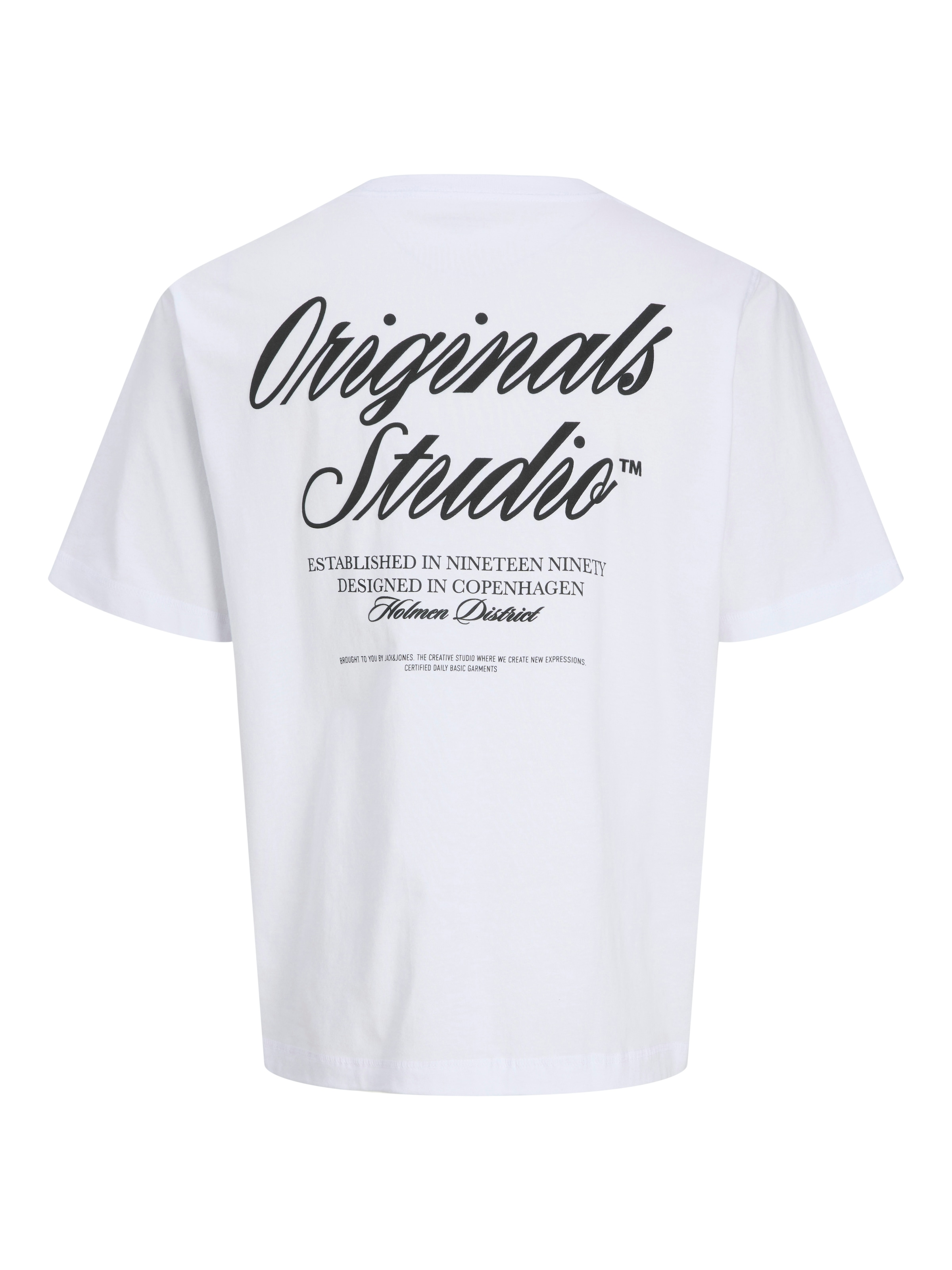 Jack & Jones Kurzarmshirt »JORNORREBRO TYPO TEE SS CREW NECK NOOS«