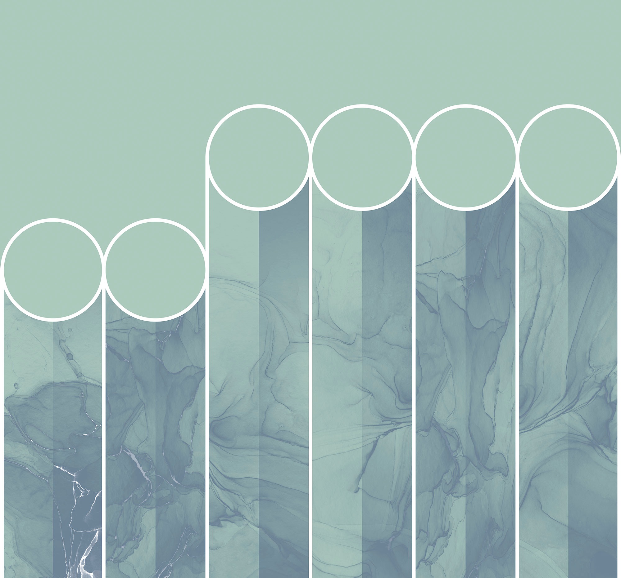 Image of Komar Fototapete »Spots«, bedruckt-abstrakt-geometrisch bei Ackermann Versand Schweiz