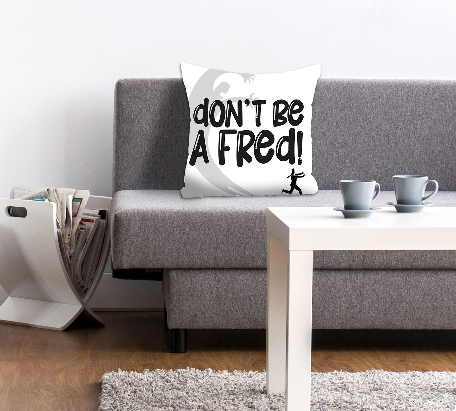 Image of queence Dekokissen "dont be a Fred" Kissenhülle ohne Füllung, 1 Stück