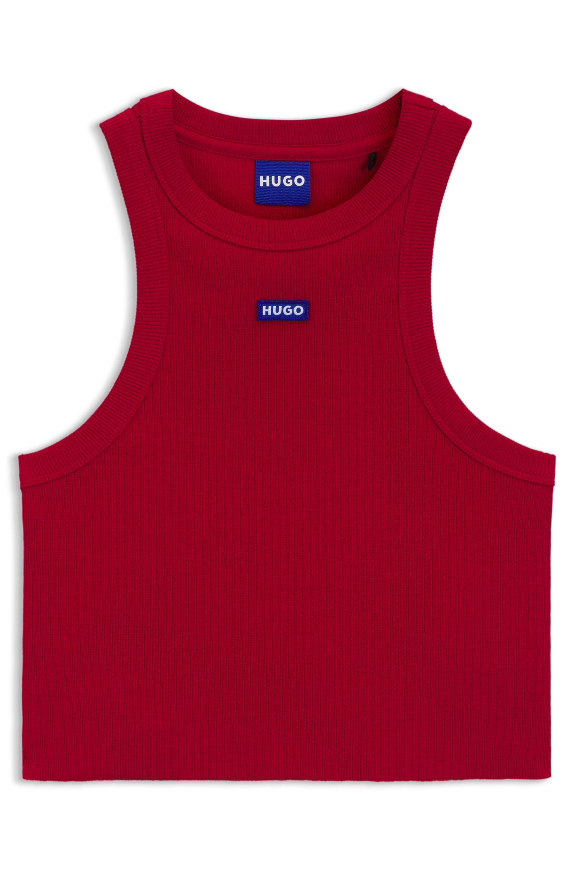 HUGO Blue Tanktop »Baby Tank«, Cropped-Form