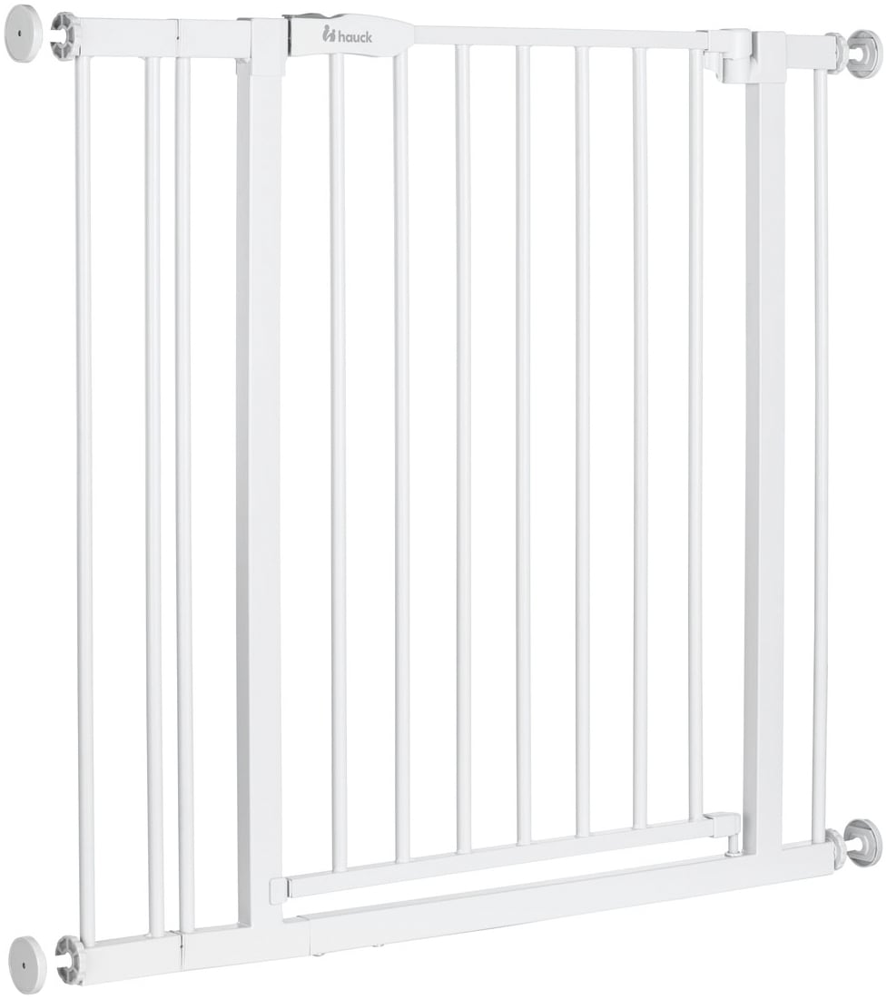 Hauck Türschutzgitter »Open N Stop 2 Set inklusive Verlängerung 9 cm, White« auch als Treppenschutzgitter verwendbar; 84-89 cm