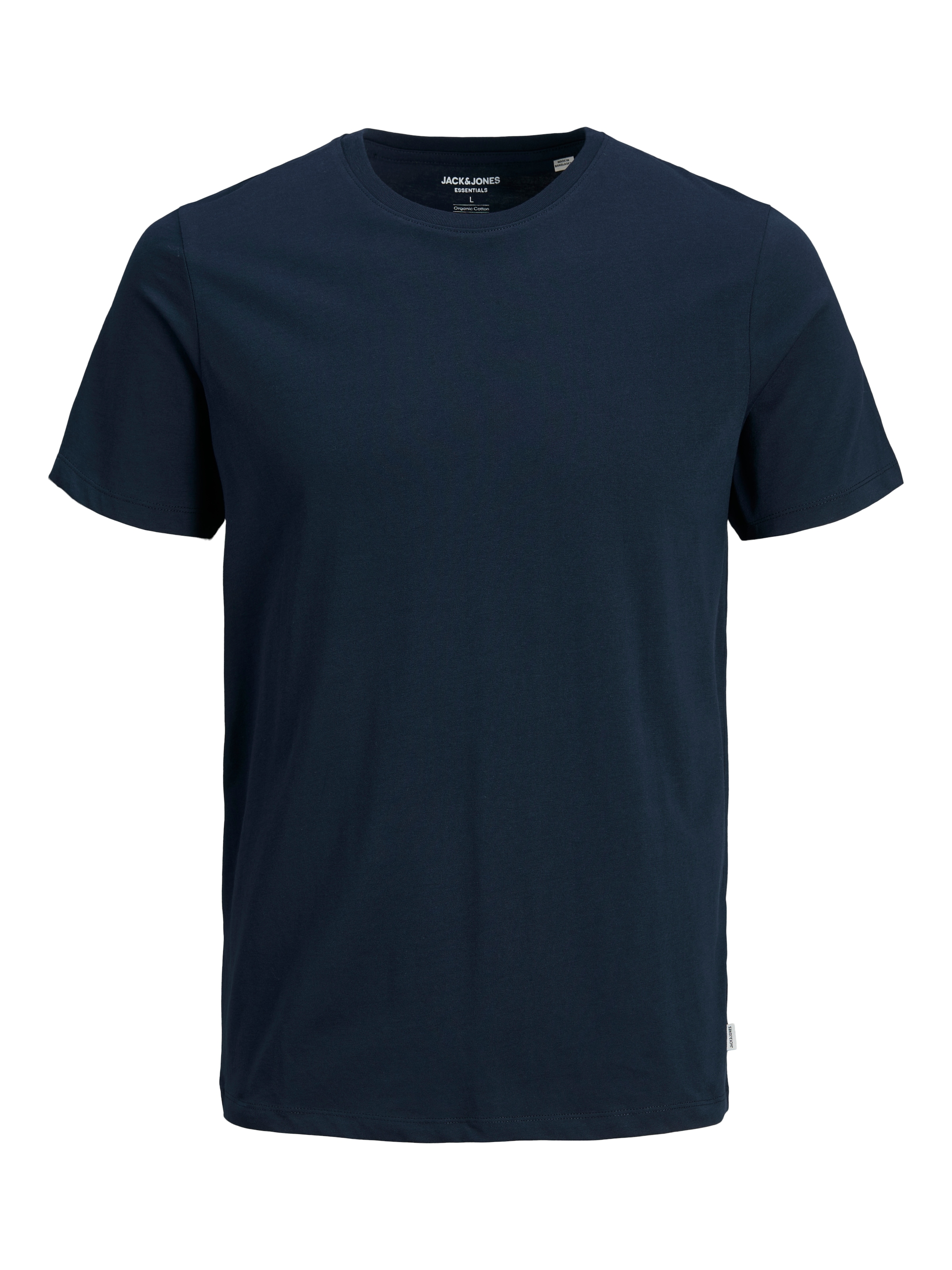 Jack & Jones PlusSize Rundhalsshirt »JJEORGANIC BASIC TEE SS O-NECK NOOS PLS«, mit Rundhalsausschnitt