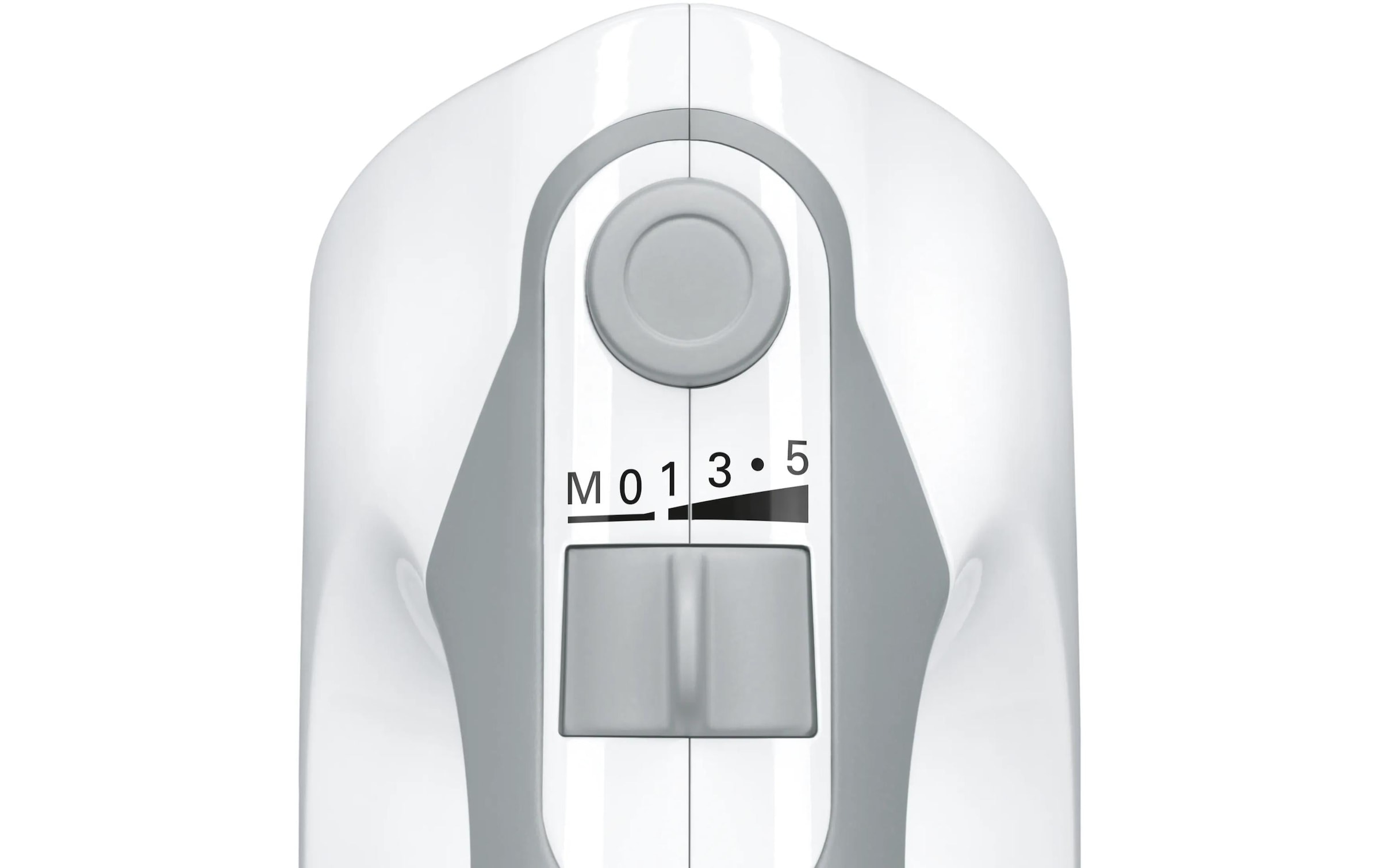 BOSCH Handmixer »ErgoMixx MFQ36440, Edelst. Rührbesen/Knethaken, 5 Stufen, Mixfuss, weiss« 450 W Mixbecher, ergonom. Soft-Touch-Griff, Made in Europe