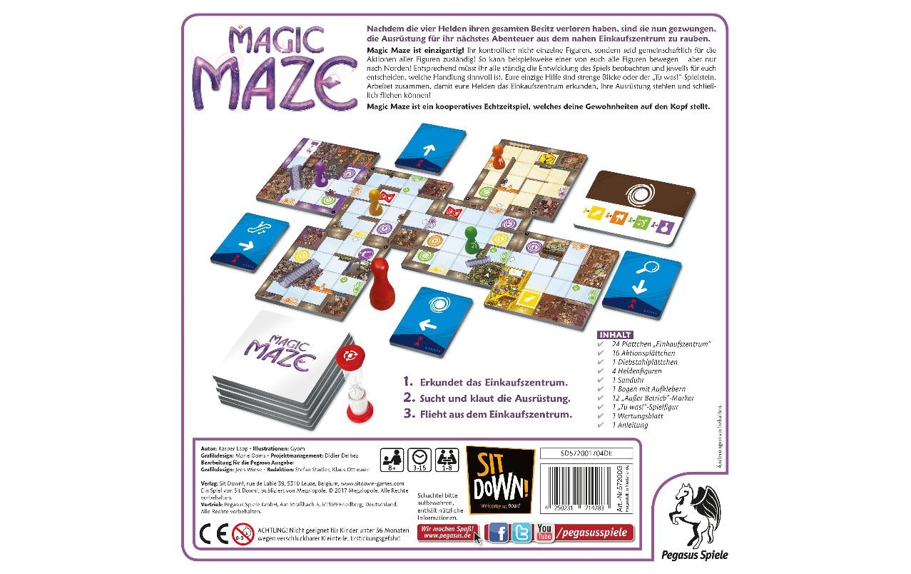 SIT DOWN! Spiel »Magic Maze«