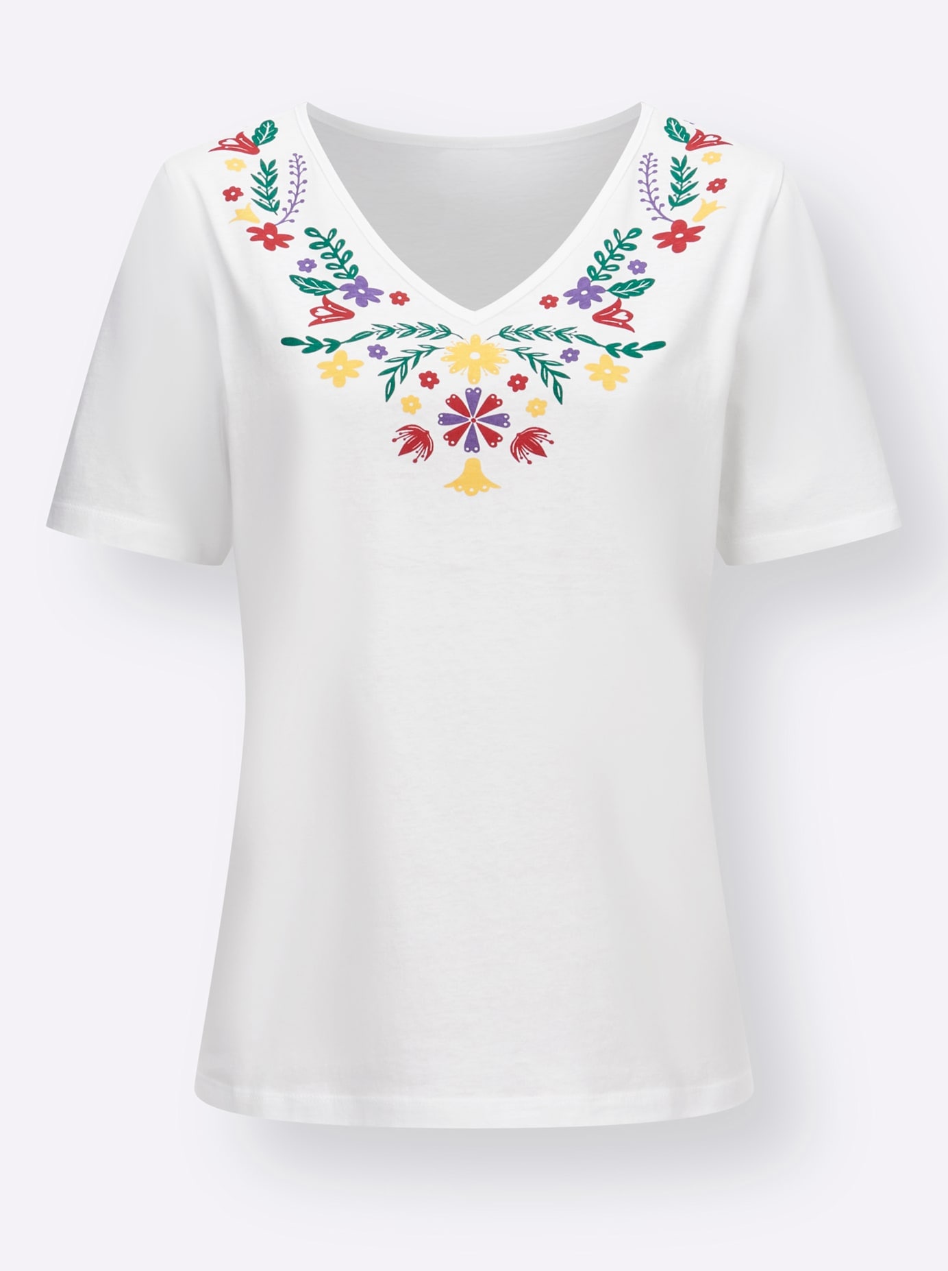 Classic Basics V-Shirt »Kurzarm-Shirt«, (1 tlg.)