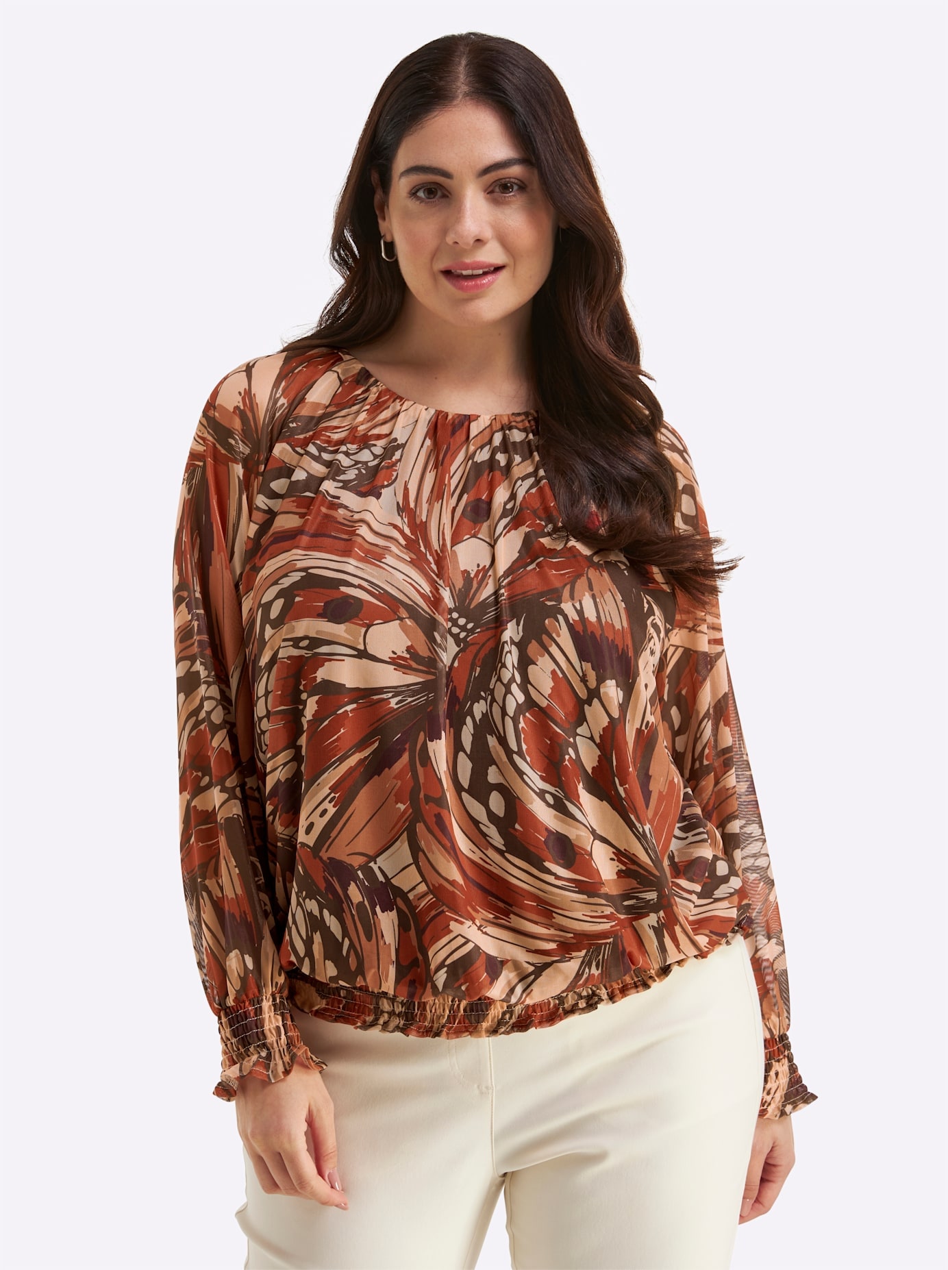 Image of Sheego Langarmshirt "Langarm-Shirt" 1