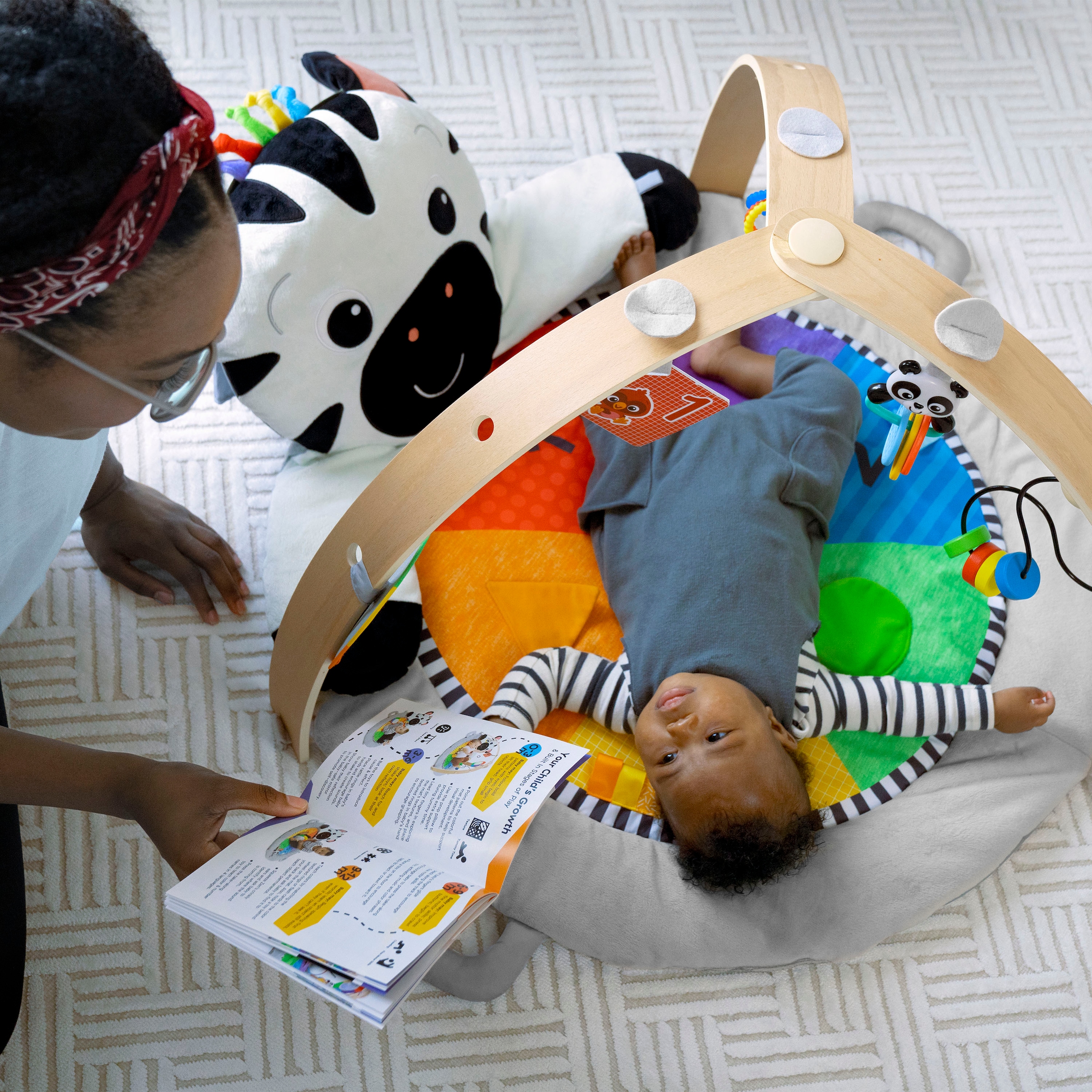 Baby Einstein Arche de jeu »Zen's Activity Milestones™ Plush Gym« mit Licht- und Sound