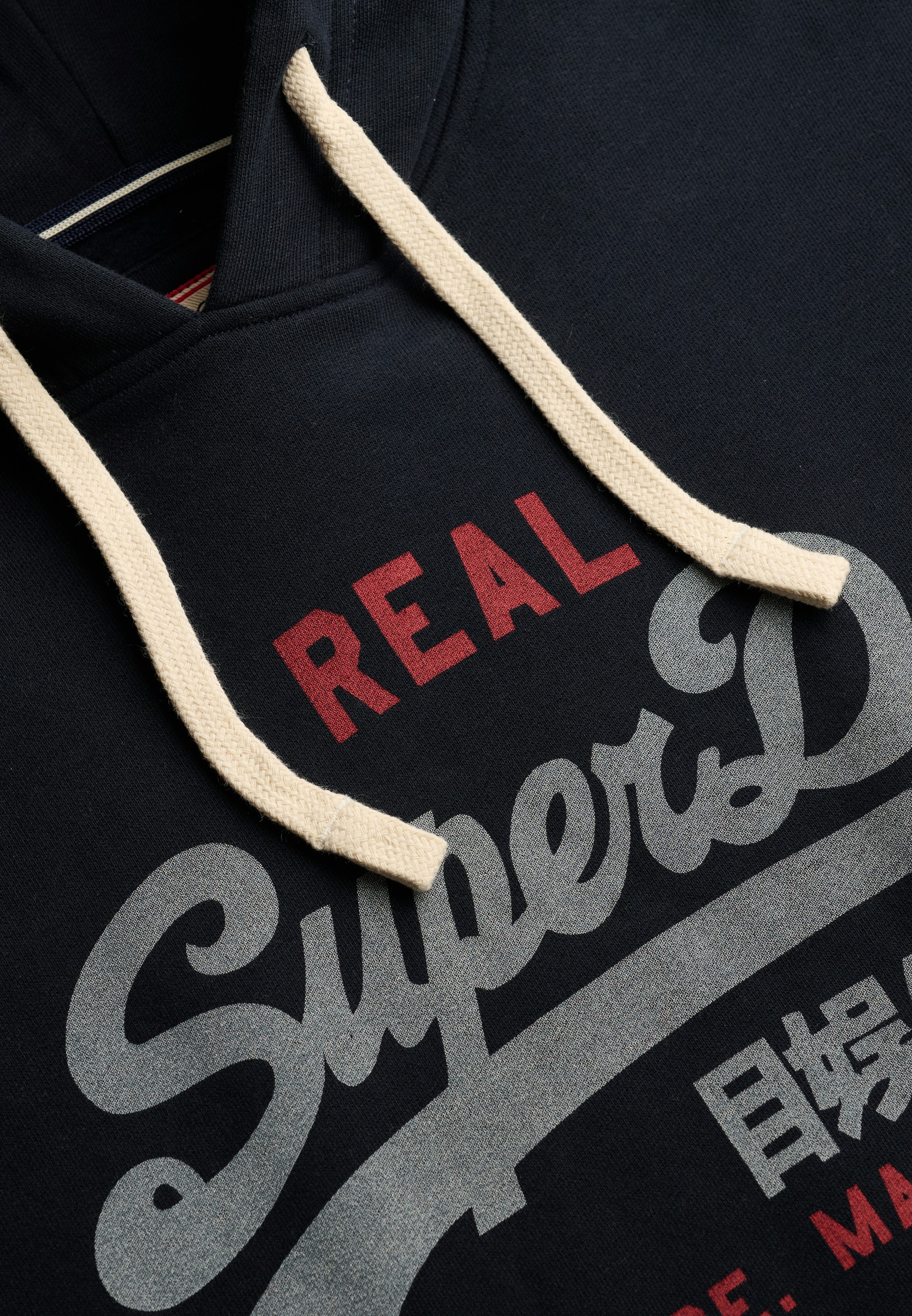 Superdry Sweat à capuche »VL CLASSIC HOOD«, avec imprimé logo vintage classique
