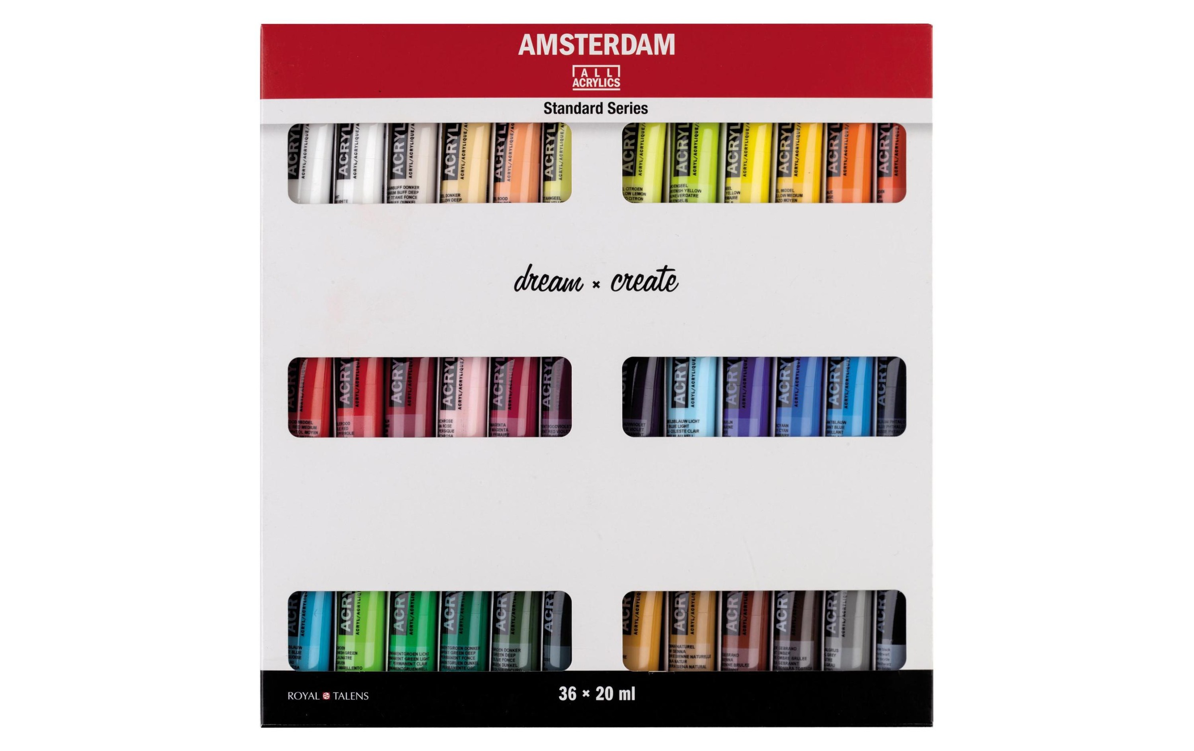 AMSTERDAM  Acrylfarbe »Standard Serie Set 36 x 20 ml«