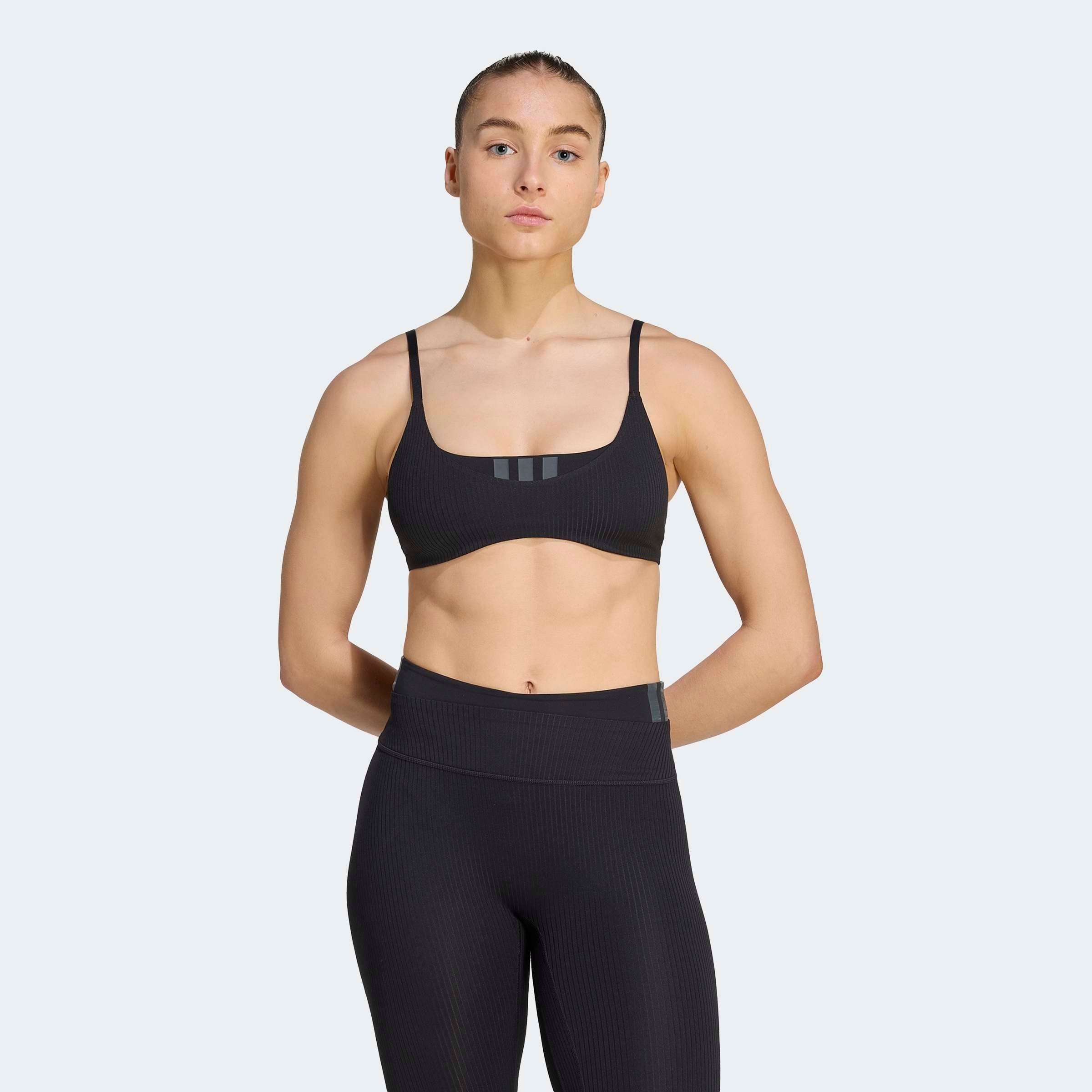 Image of adidas Performance Sport-BH "ALL ME SPORT-BH, LEICHTER HALT, GERIPPT" ohne Bügel, für Fitness und Yoga