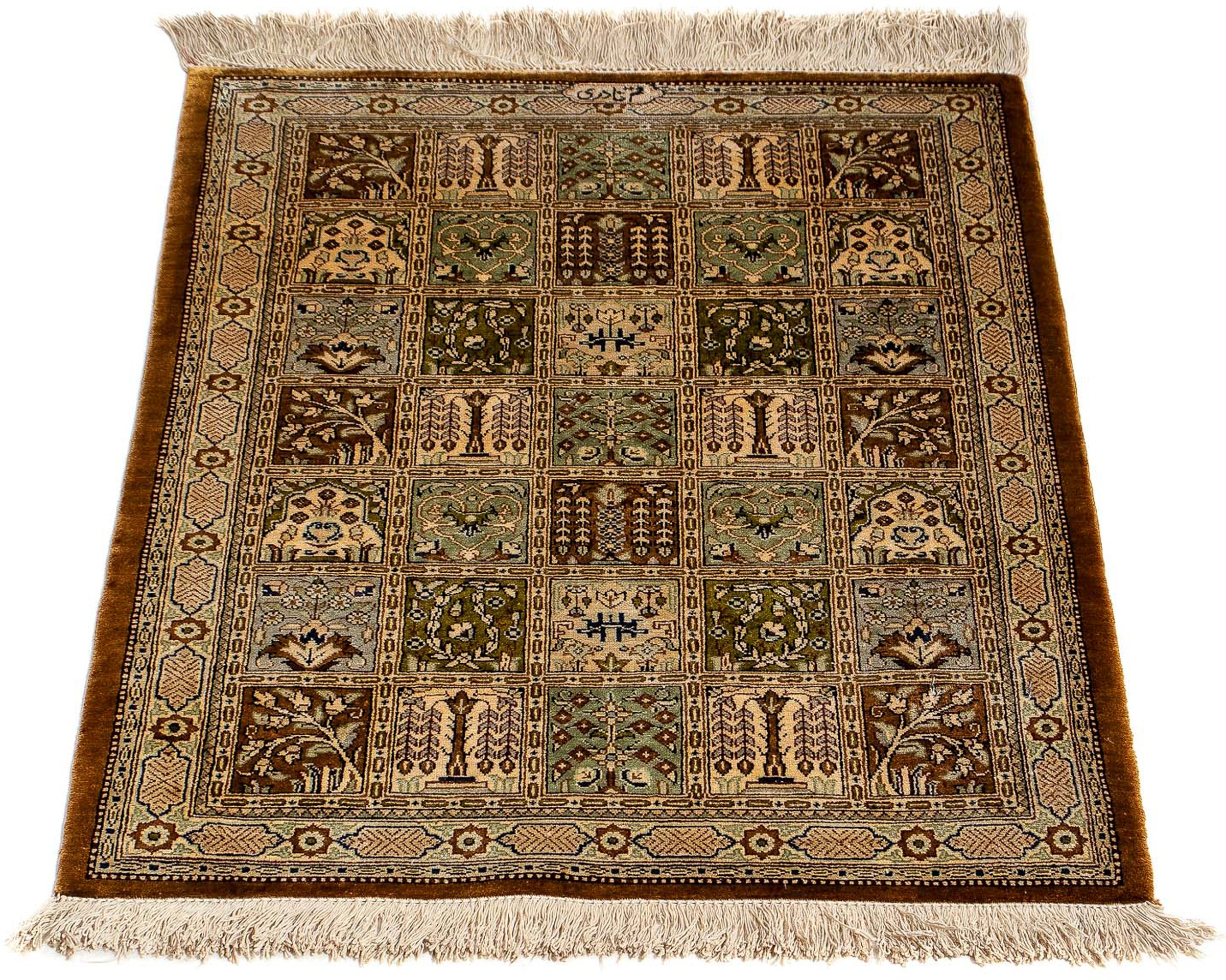 Image of morgenland Orientteppich »Perser - Ghom - 77 x 57 cm - mehrfarbig«, rechteckig, 10 mm Höhe, Wohnzimmer, Handgeknüpft, Einzelstück mit Zertifikat bei Ackermann Versand Schweiz