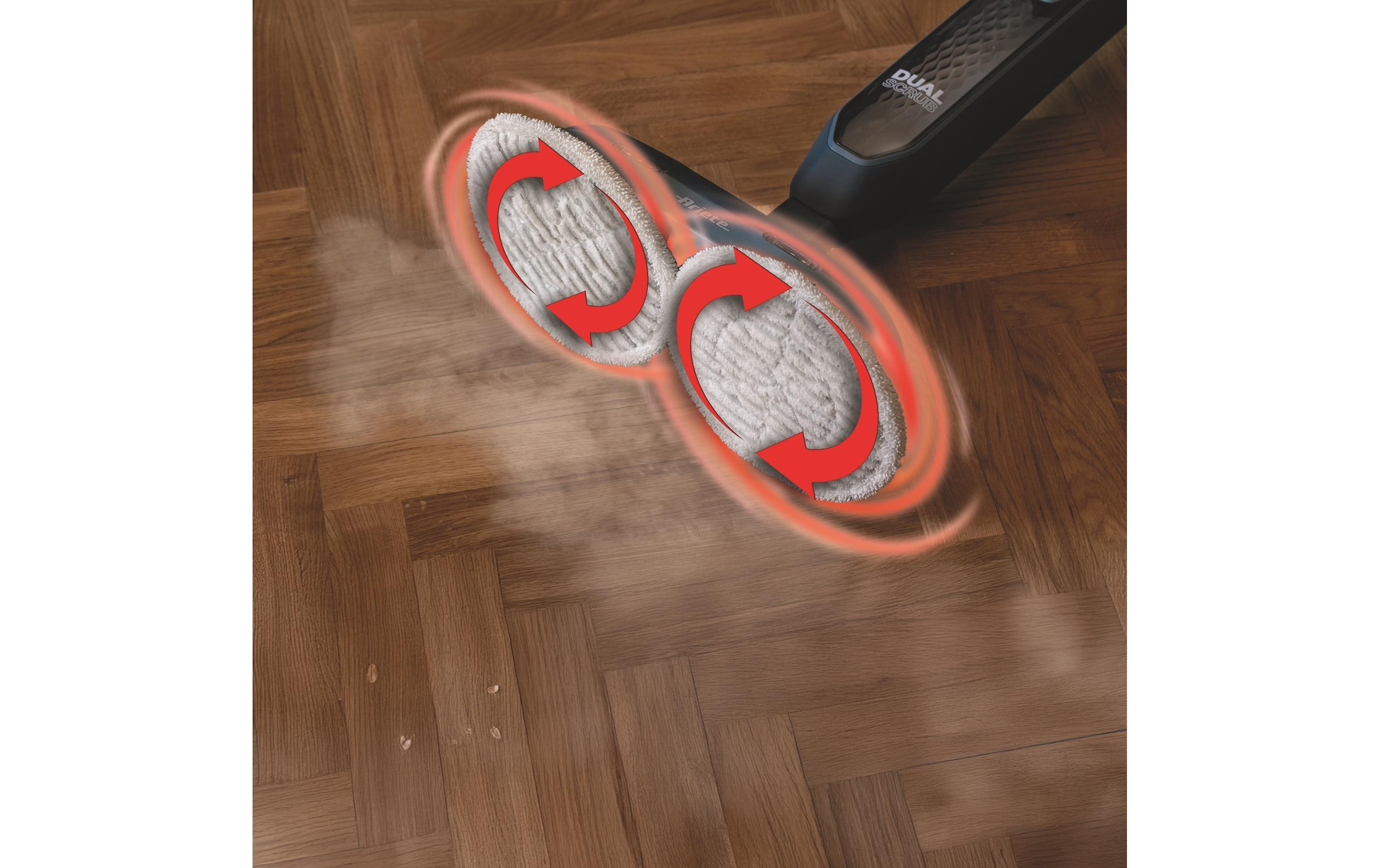 Ariete Dampfreiniger »ARI-4178-GR mit rotierenden Pads 1200 W 0.4 l«