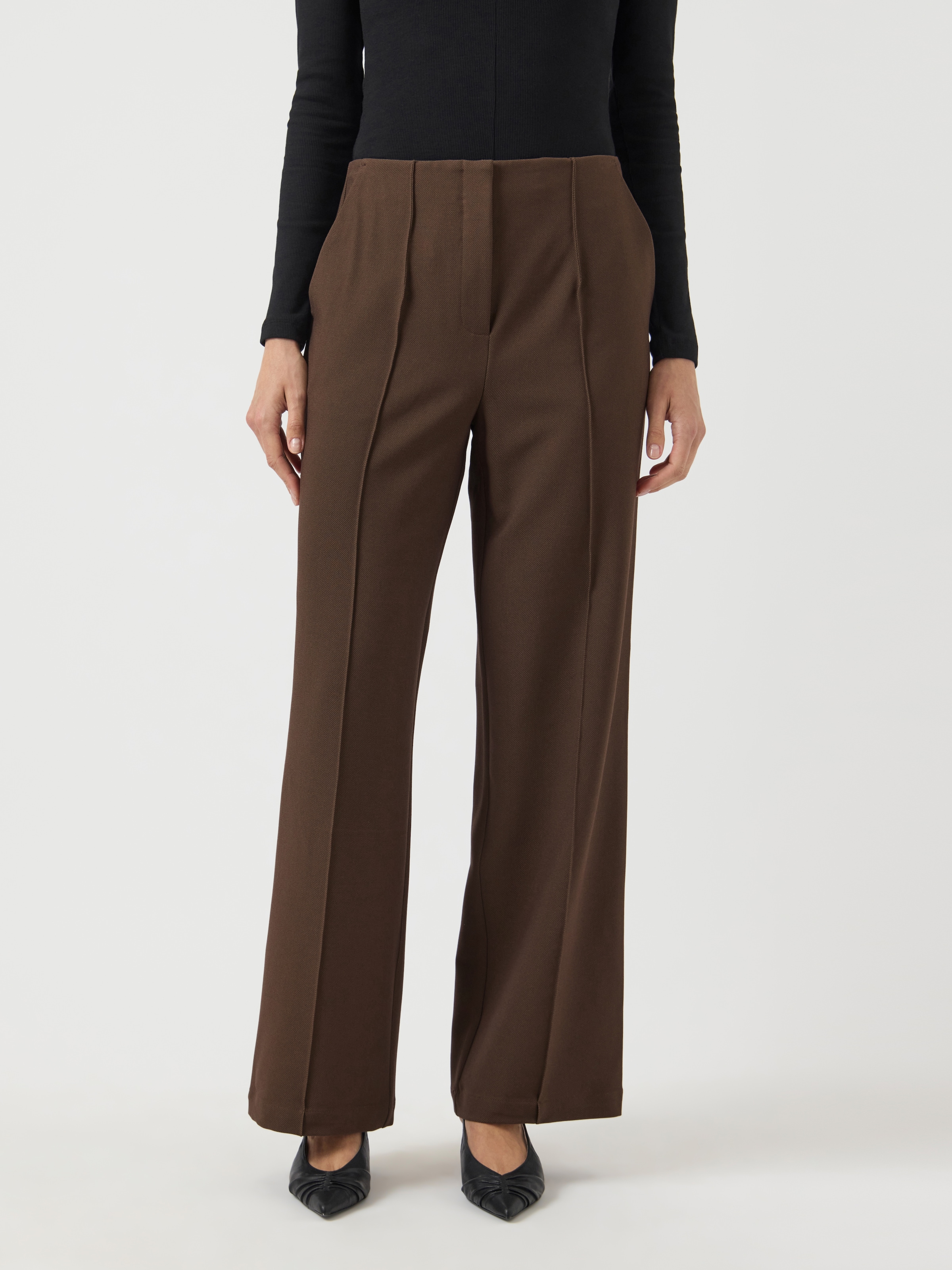 Y.A.S Anzughose »YASREEMAJ HW PANT NOOS«  Regular Fit, Materialmix mit Stretch