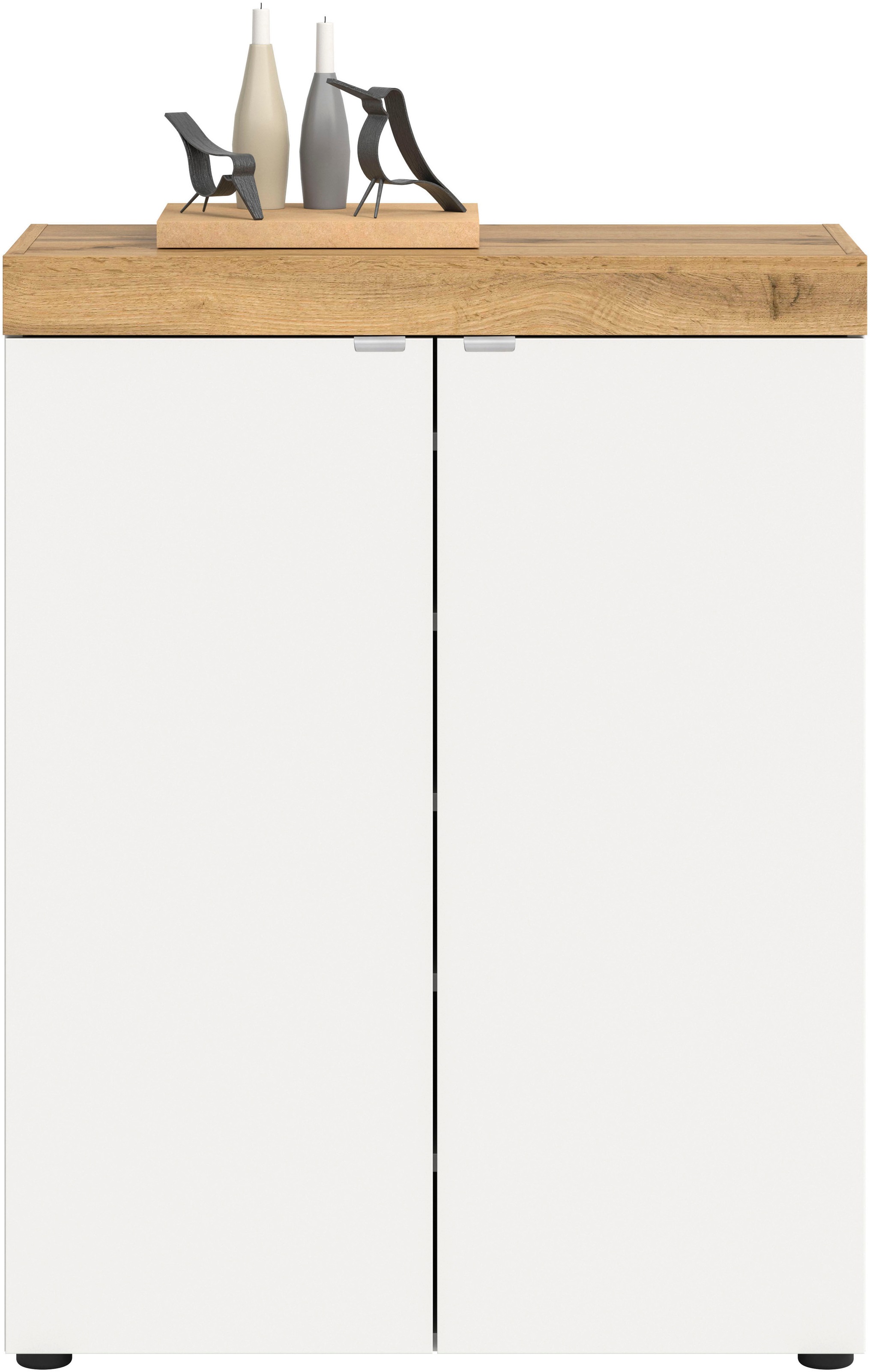 GOODproduct Schuhschrank »MAMBO II, Breite 77 cm, 2 Türen, 5 Einlegeböden« 1 Stk. tlg. Schuhschrank, Schuhkommode, Flur, Diele