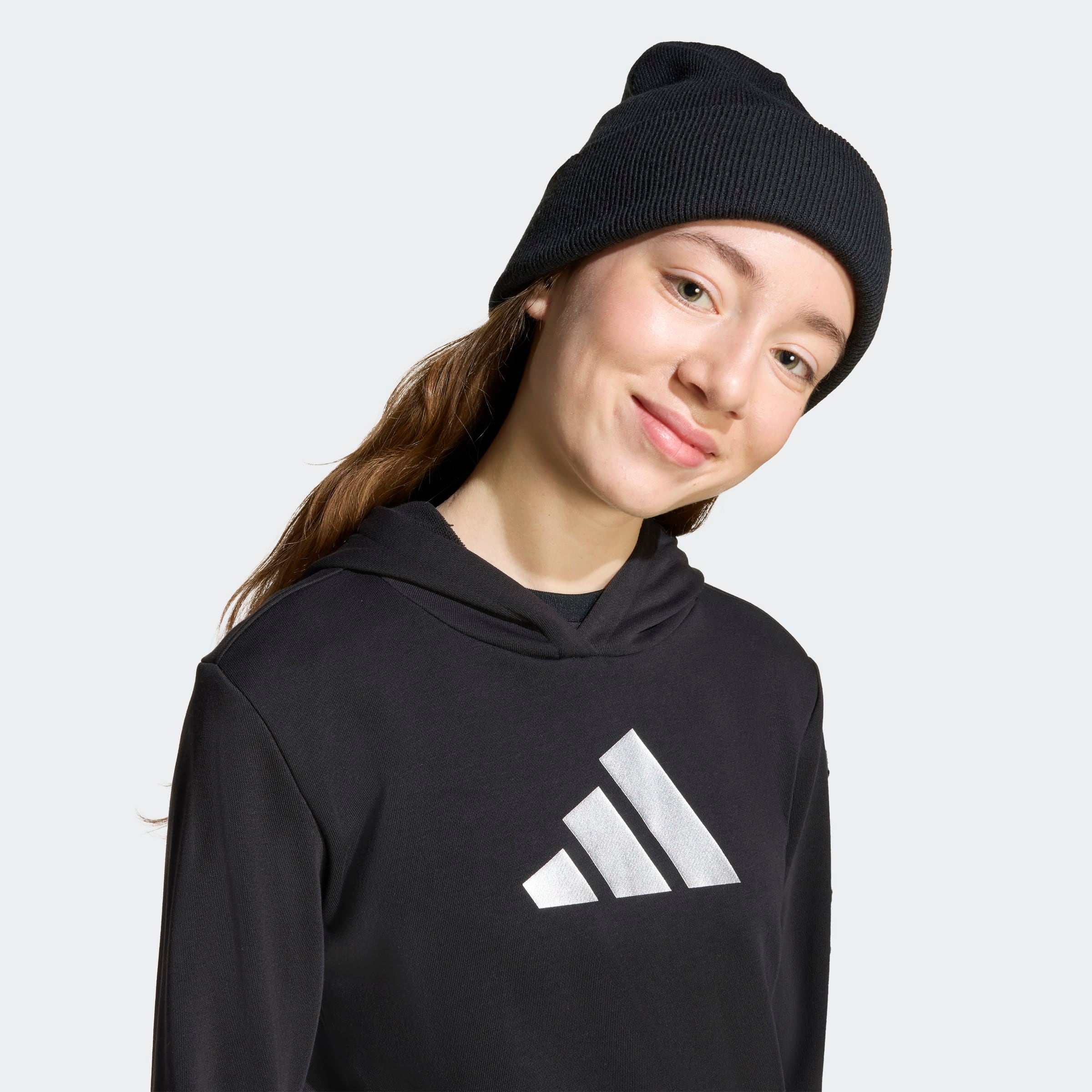adidas Sportswear Sweat à capuche »KIDS GRAFIK HOODIE«, pour enfants, avec capuche, longueur normale
