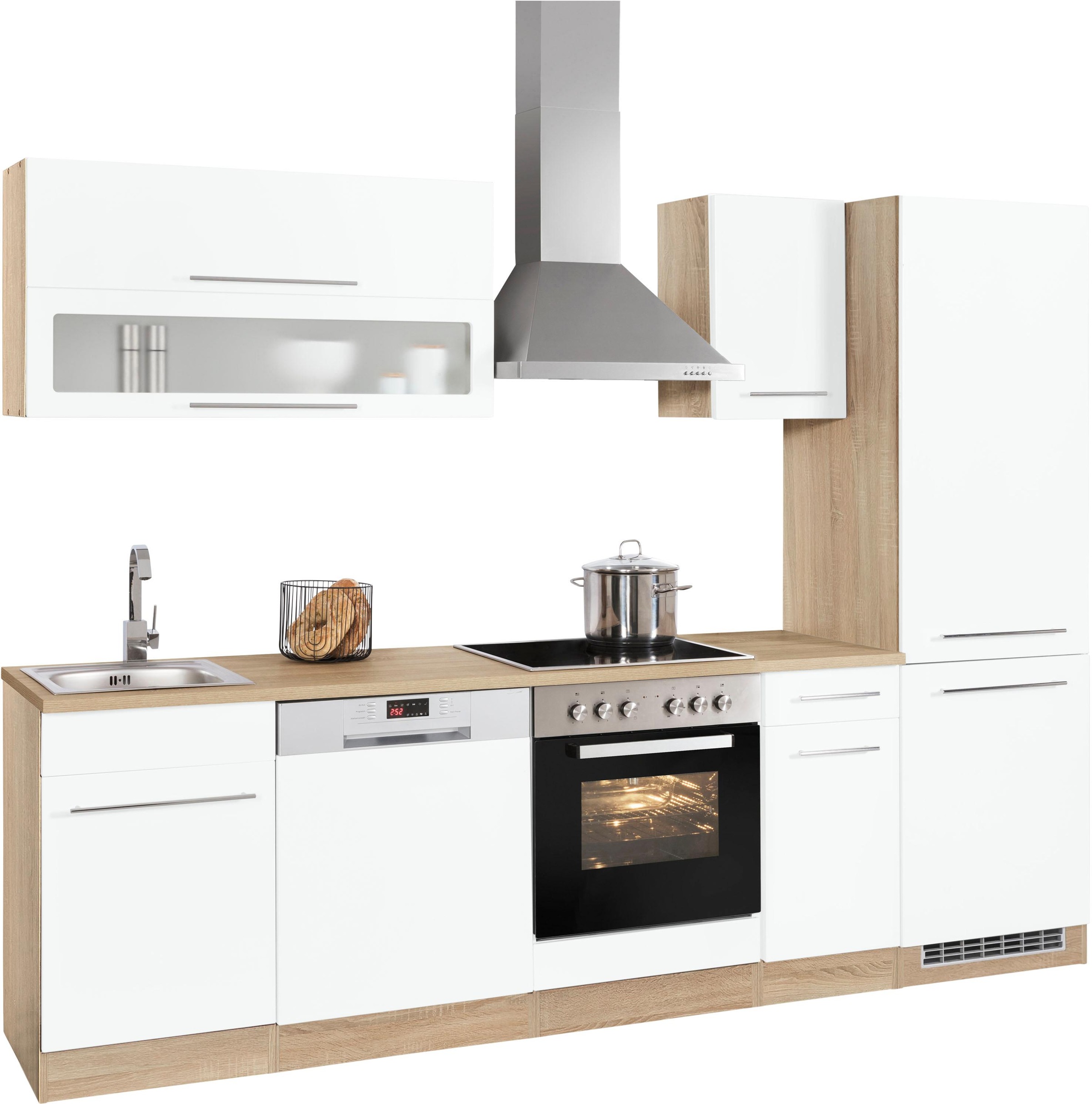 KOCHSTATION Küchenzeile "KS-Eton" ohne E-Geräte, Breite 270 cm
