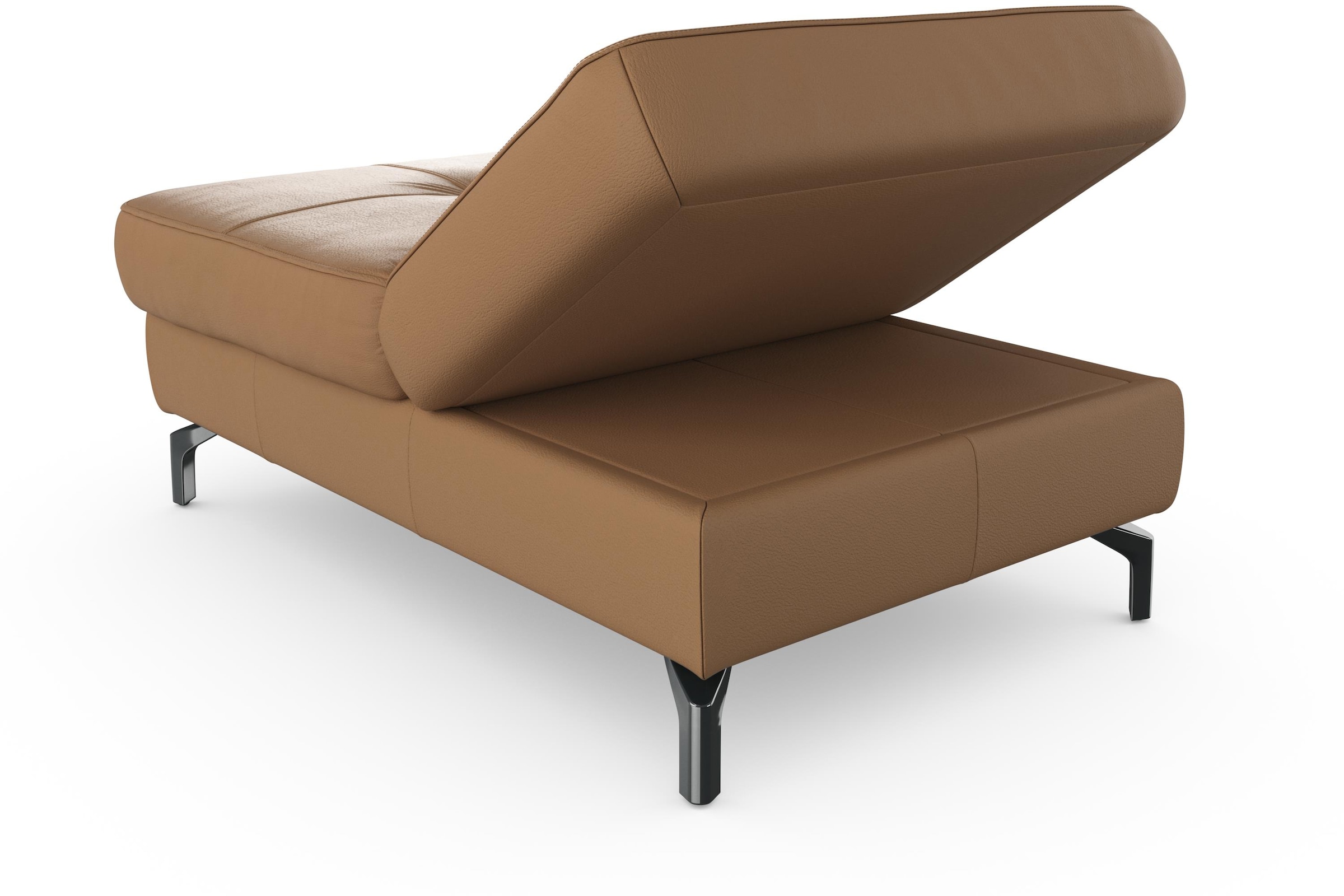 sit&more Hocker »Bendigo«, mit Klappfunktion, Bodenfreiheit 12 cm, wahlweise in 2 Fussfarben