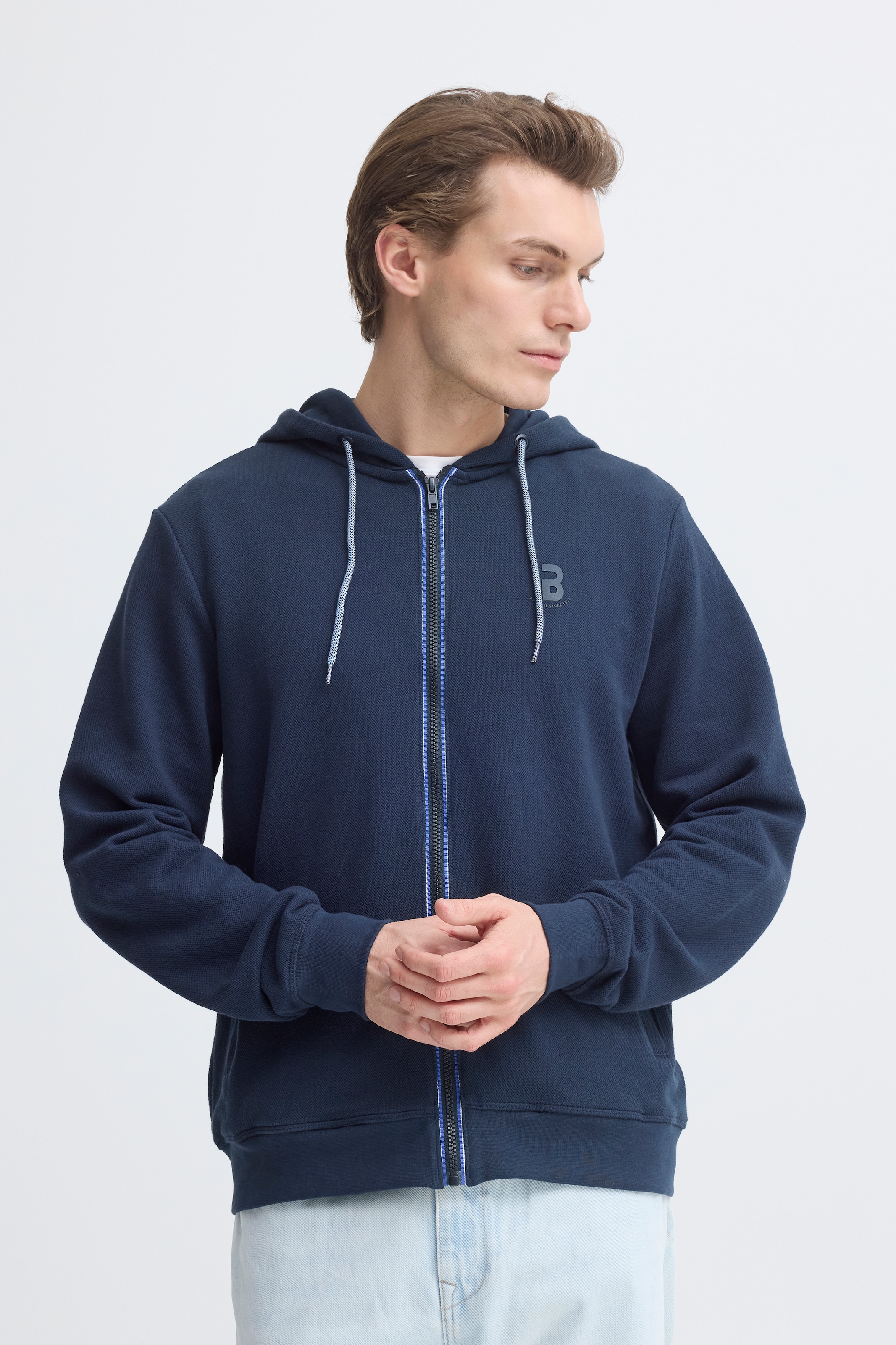 Blend Sweat à capuche »BHJUMA PIQUE ZIPP SWEAT«
