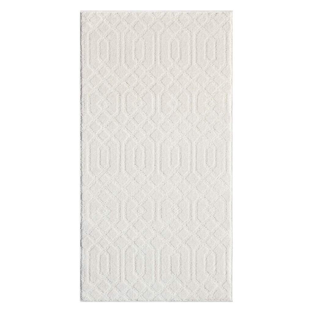 Carpet City Teppich »FLAIR138« rechteckig 11 mm Höhe Kurzflor-Teppich, Skandi-Stil, Wohnzimmer