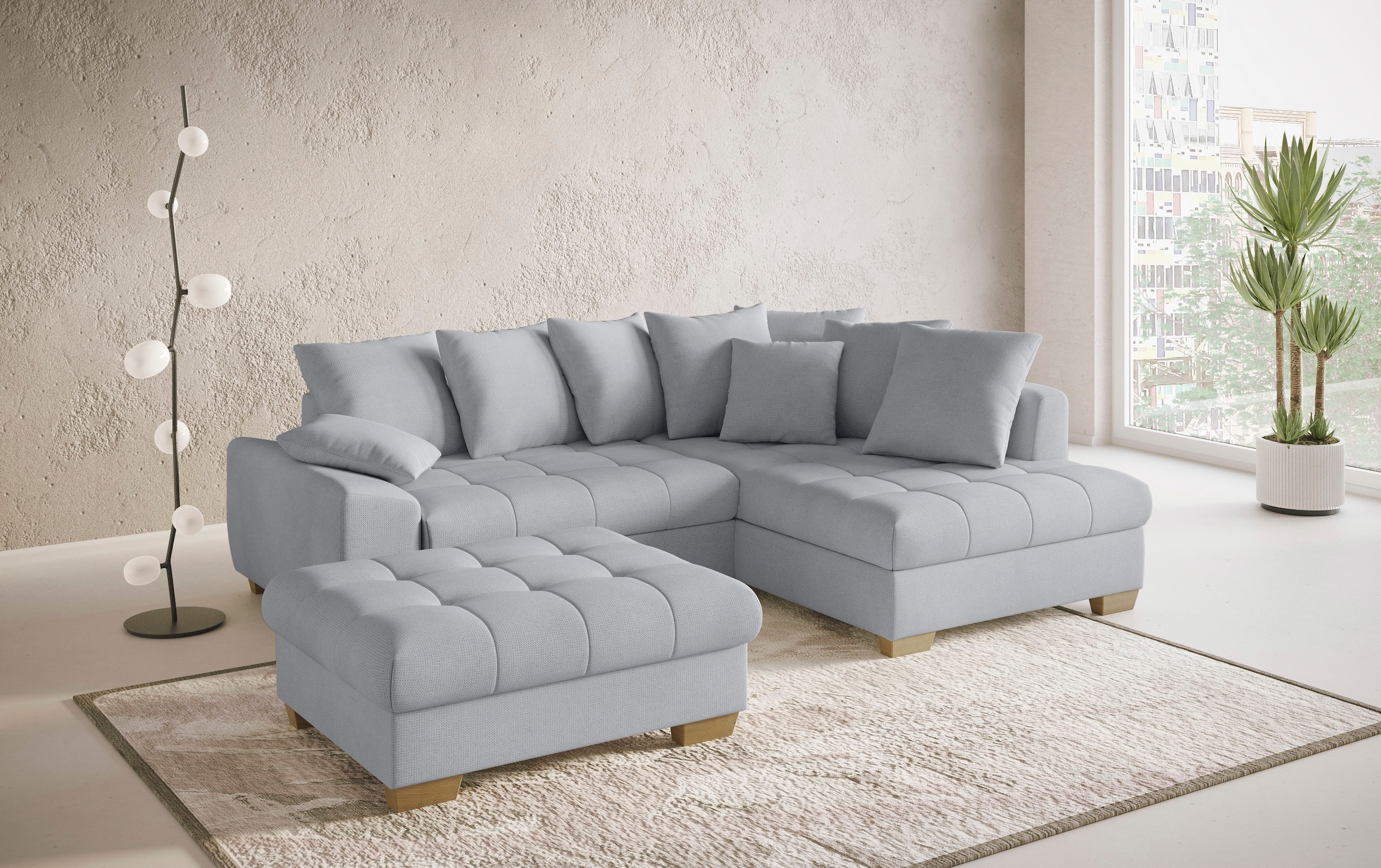 Mr. Couch Tabouret »Nikita II« Kaltschaumpolsterung, bis 140 kg belastbar, passend zu der Garnitur