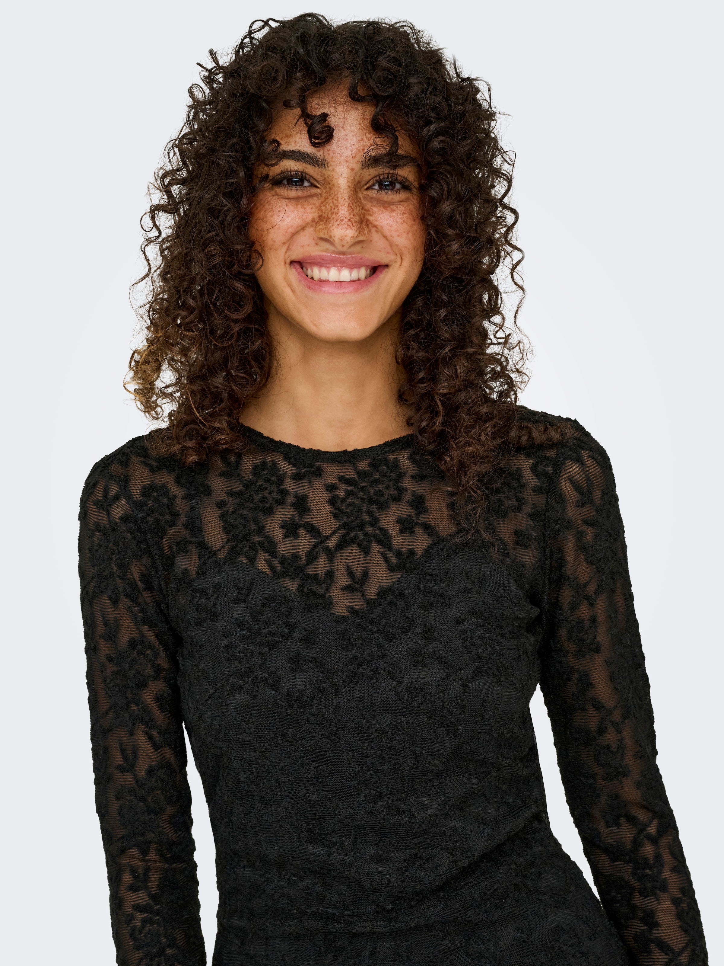 ONLY Mini-robe »ONLBLAISE L/S O-NECK DRESS JRS« Sommerkleid