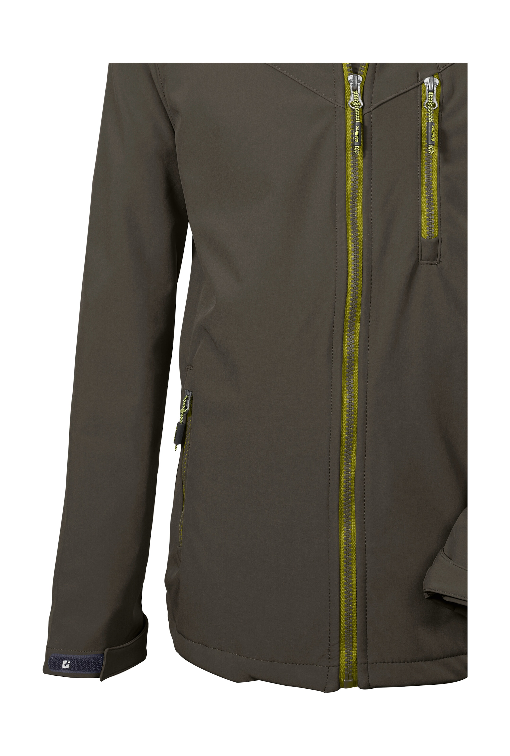 Killtec Softshelljacke »Boys Softshelljacke«, Wasserabweisende Softshelljacke mit Kapuze, Fleece und PFAs-frei