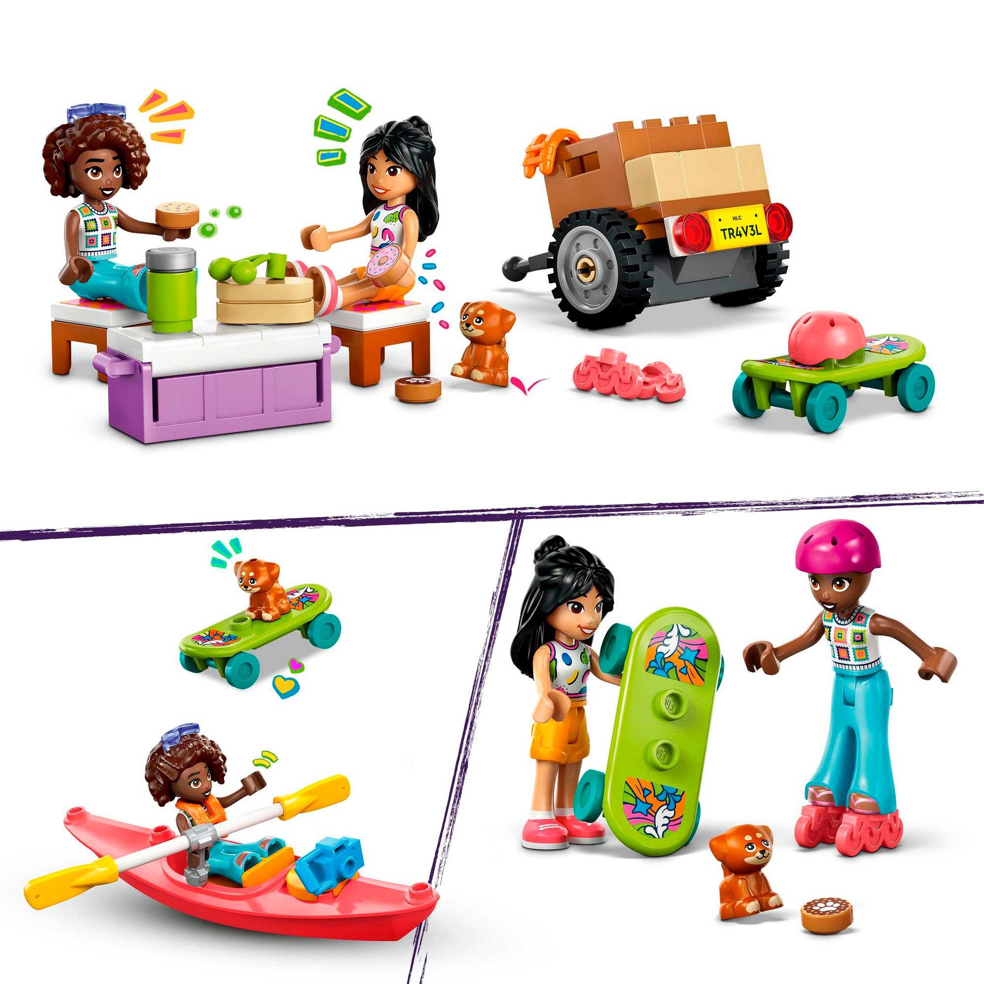 LEGO® Konstruktionsspielsteine »Abenteuertrip mit Freunden (42659), LEGO  Friends« Made in Europe