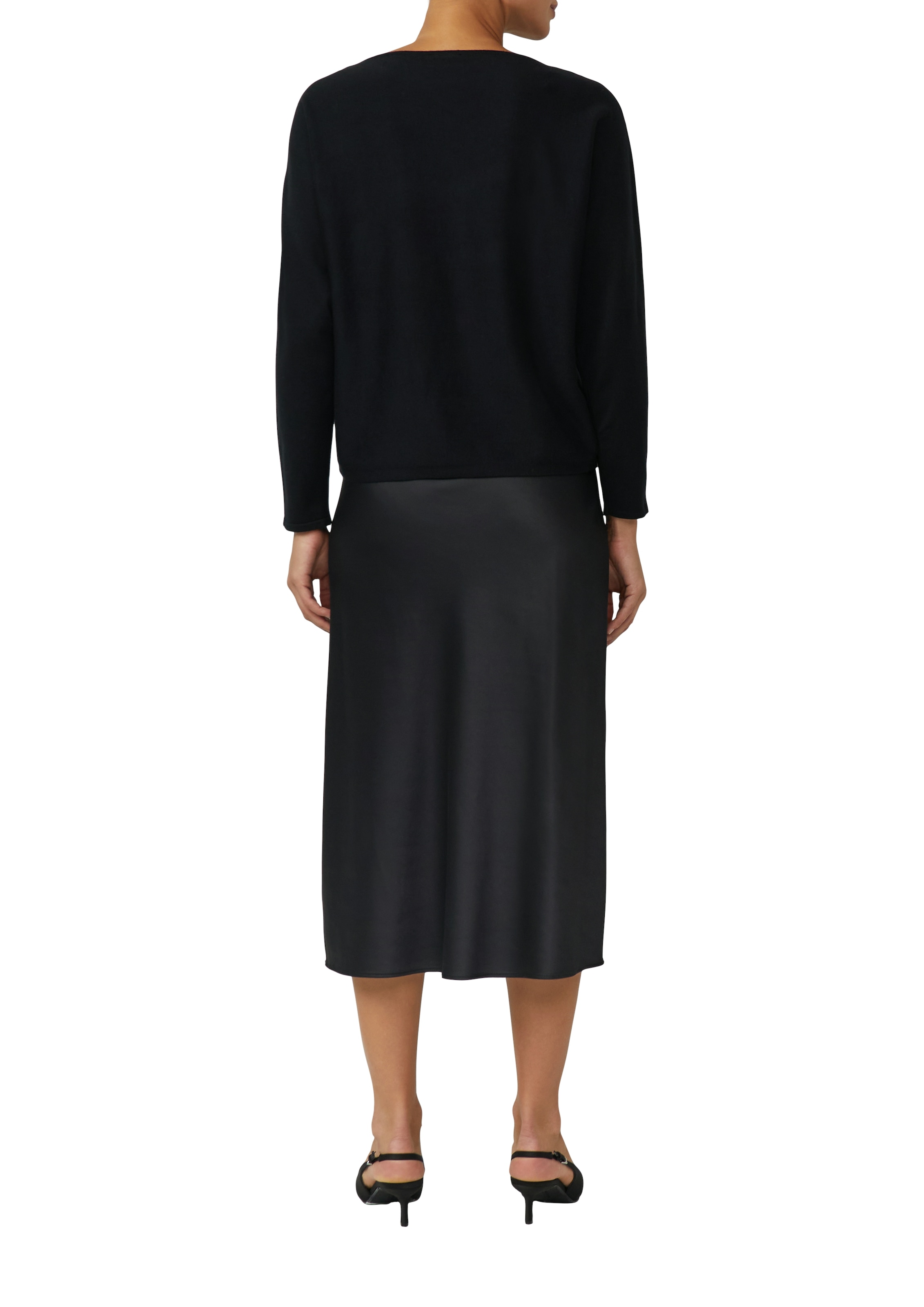 s.Oliver BLACK LABEL Pull en tricot mit Intarsien Schleife