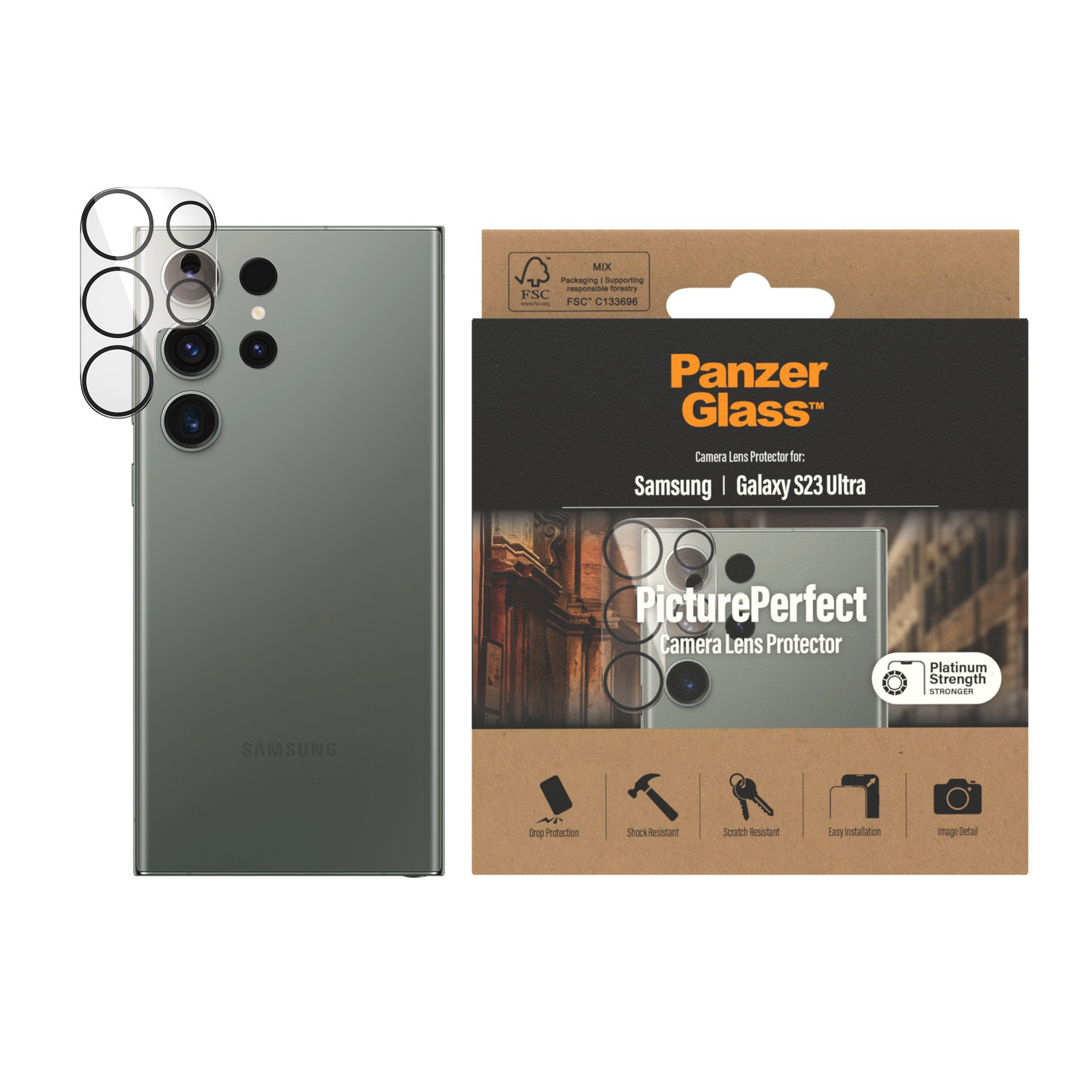 Image of PanzerGlass Displayschutzglas "PicturePerfect - Samsung Galaxy S23 Ultra"