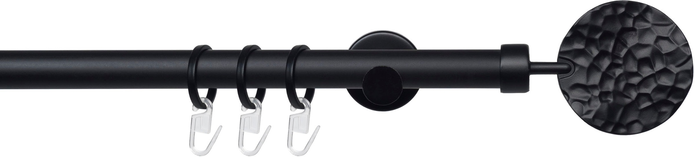 Image of Liedeco Gardinenstange »Stilgarnitur 20 mm Blues Jimi«, 1 läufig-läufig, Fixmass, Gardinenstange Komplett bei Ackermann Versand Schweiz